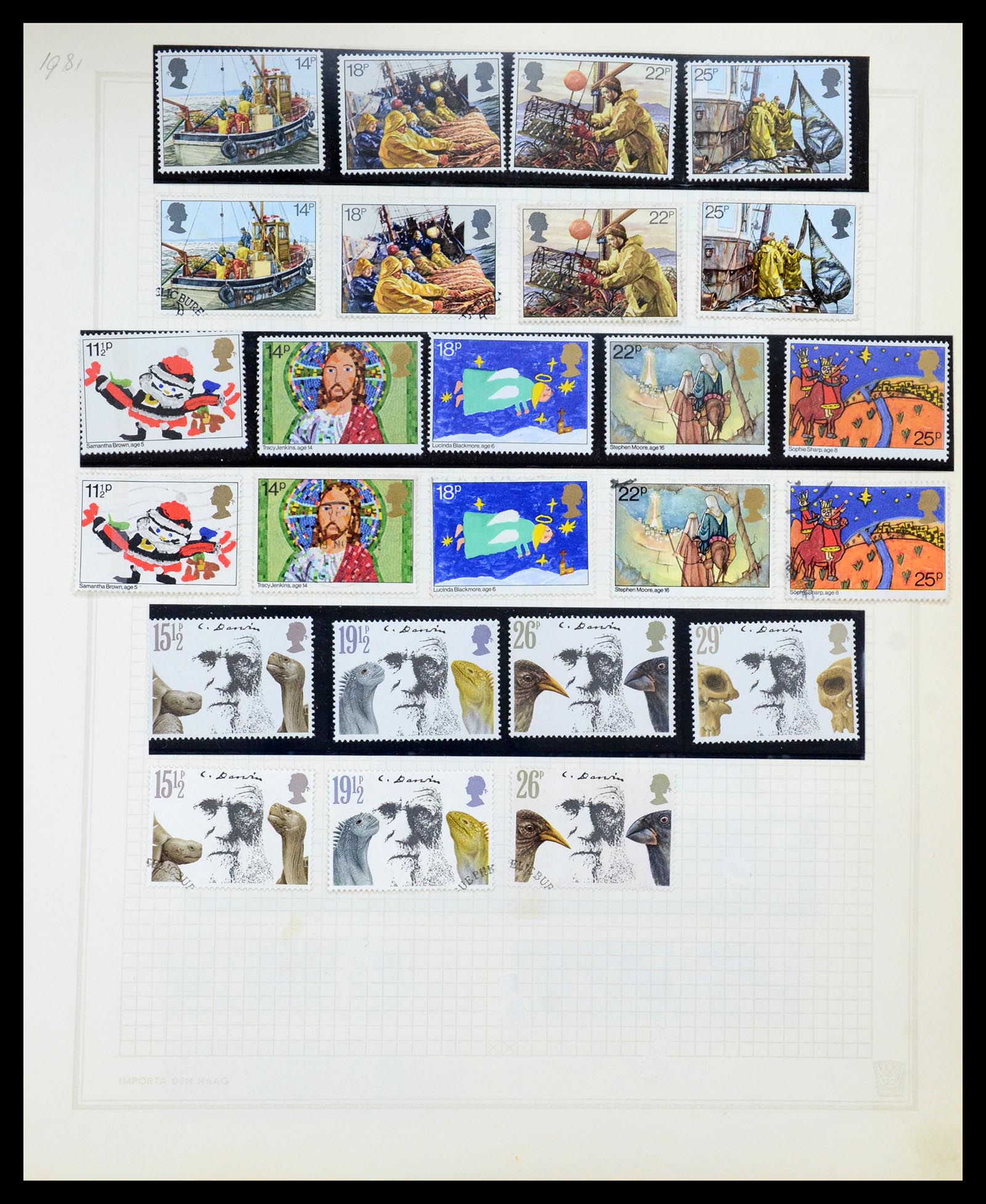 35867 024 - Postzegelverzameling 35867 Engeland 1971-2003.