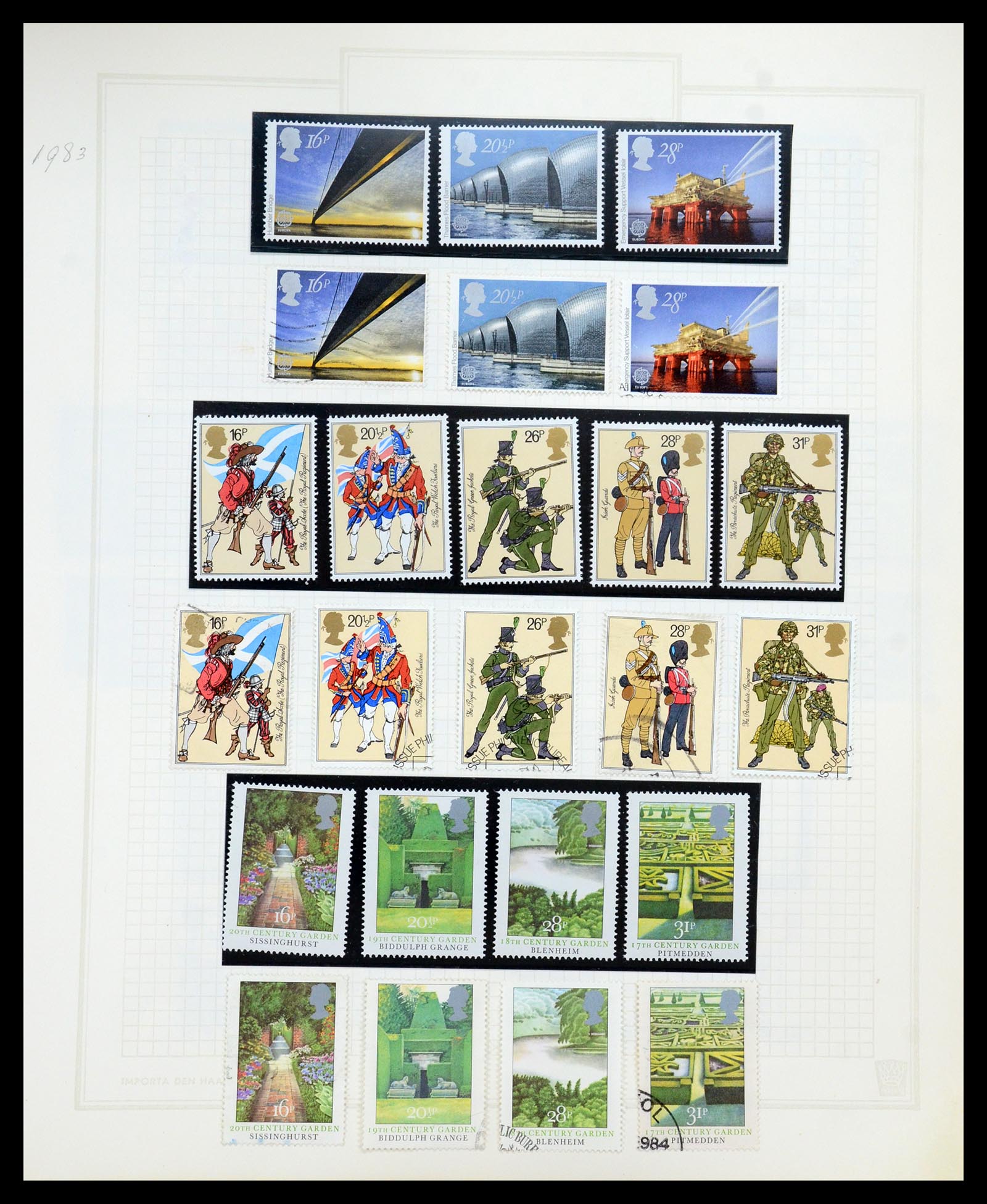 35867 028 - Postzegelverzameling 35867 Engeland 1971-2003.