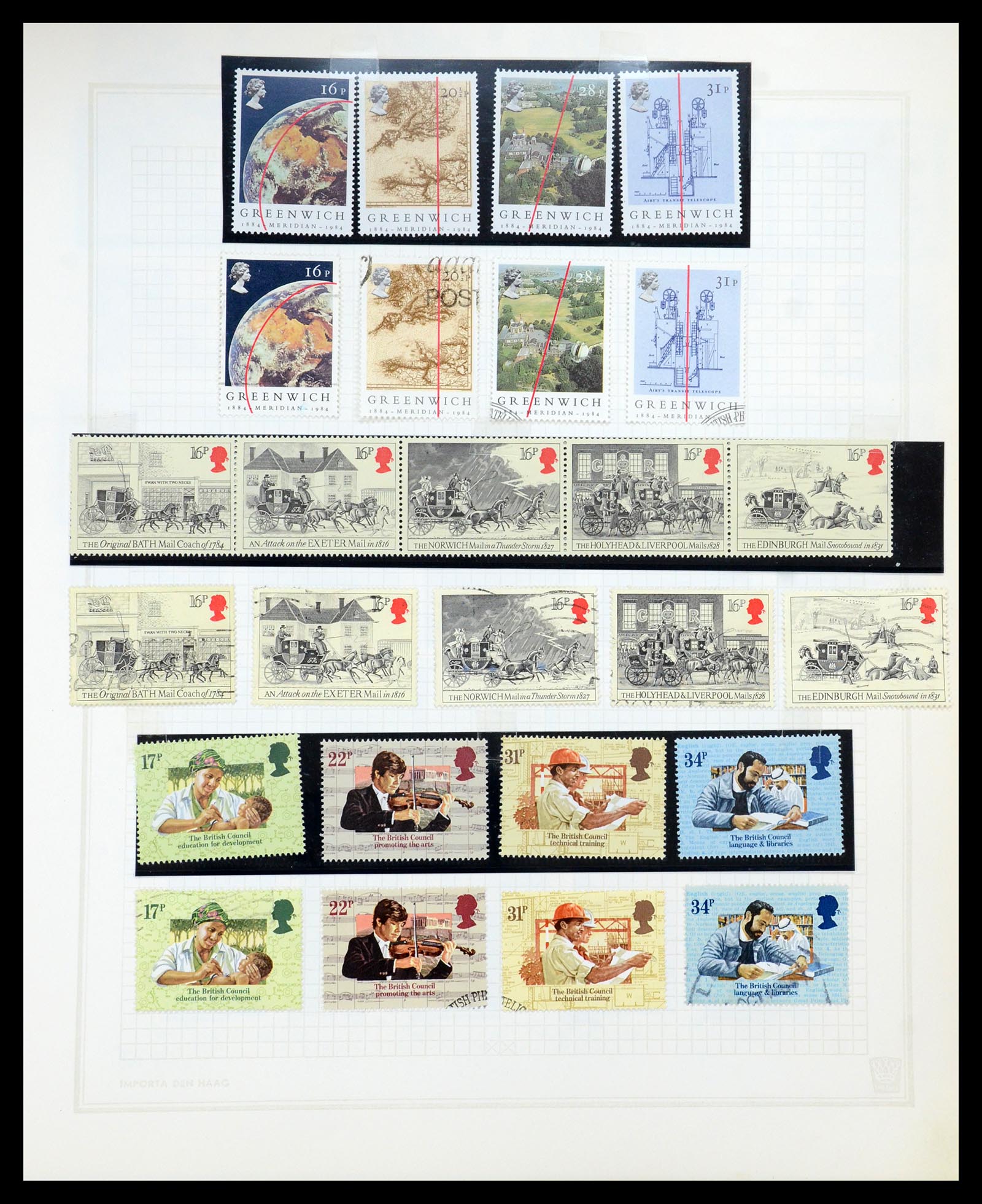 35867 031 - Postzegelverzameling 35867 Engeland 1971-2003.
