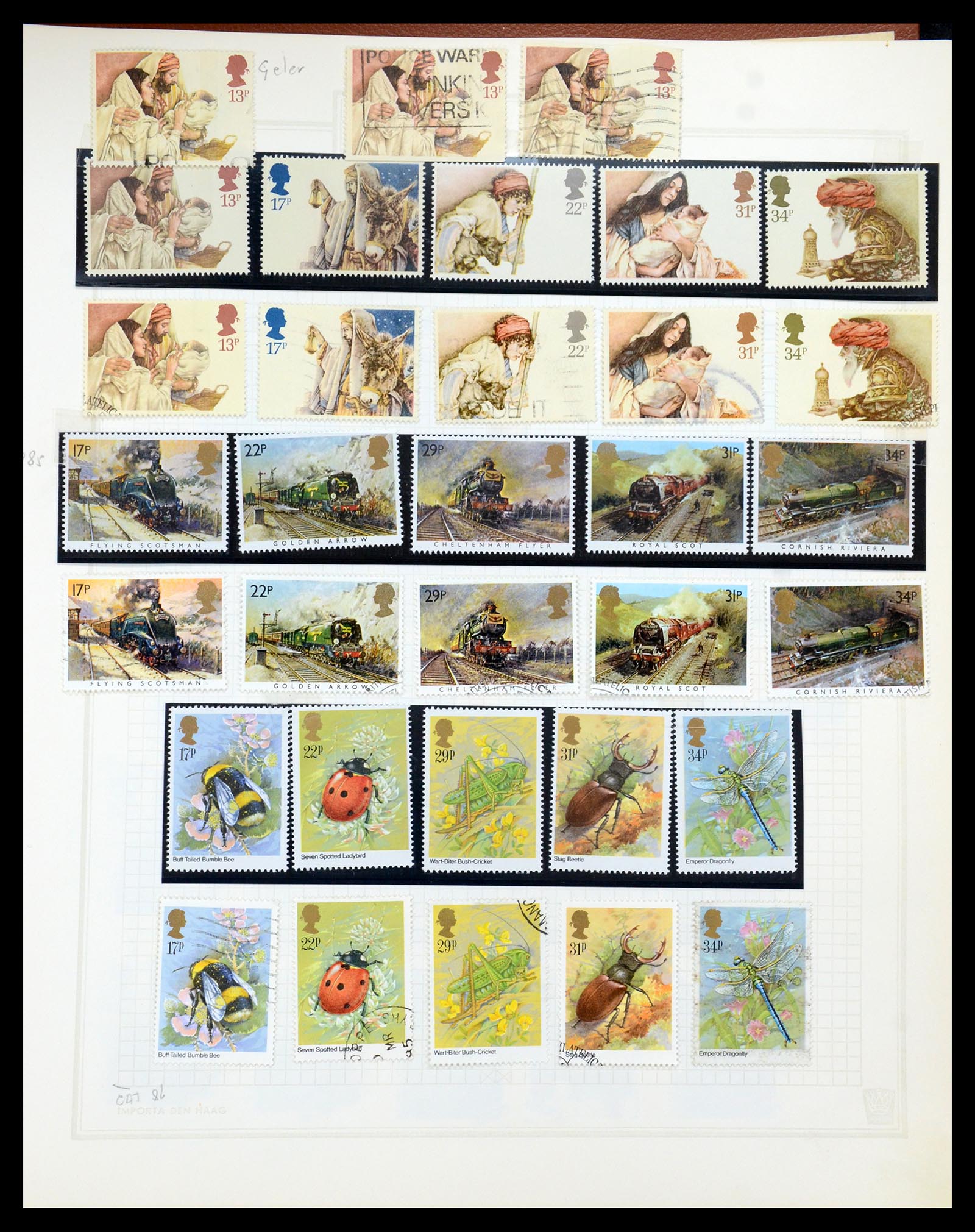 35867 032 - Postzegelverzameling 35867 Engeland 1971-2003.