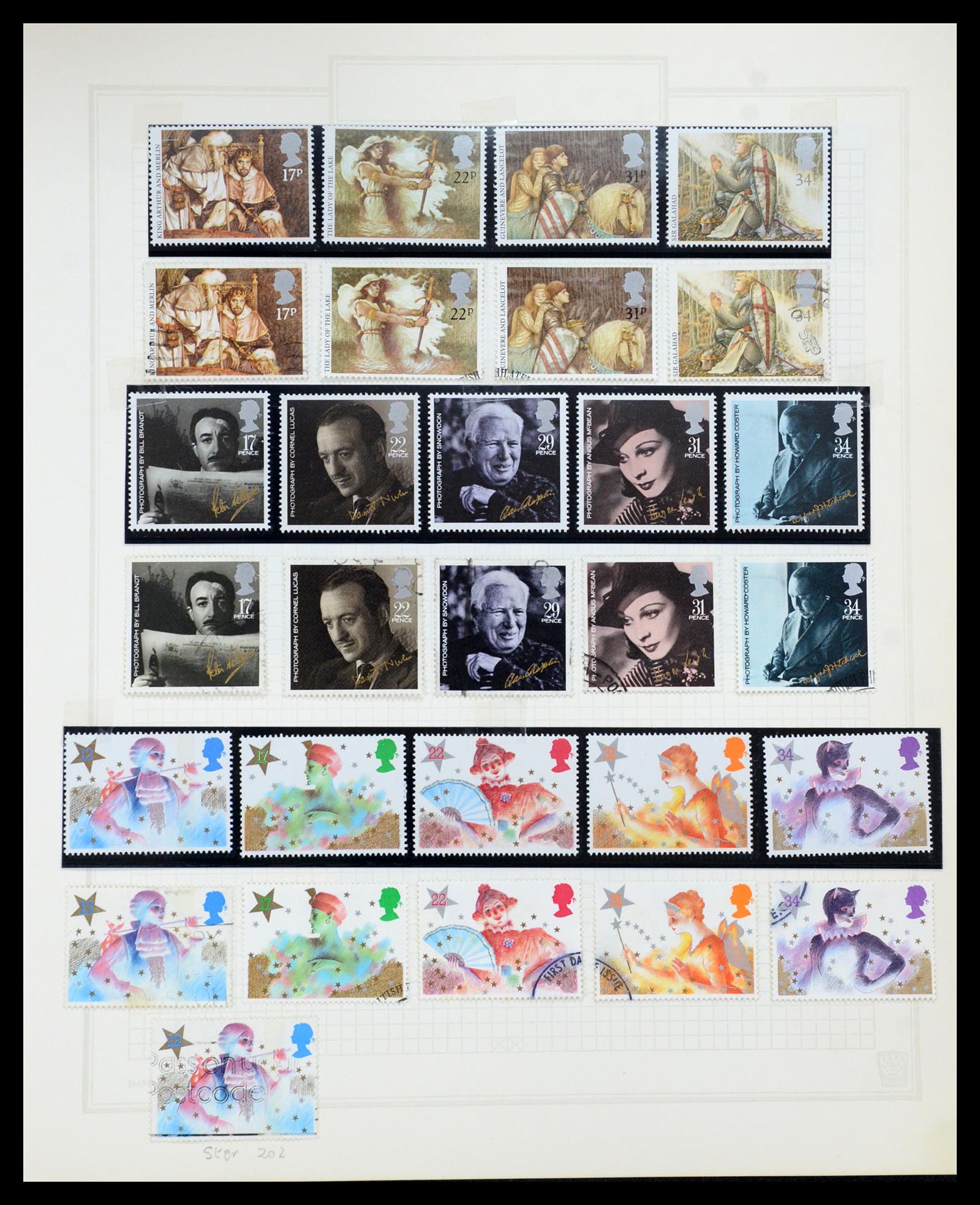35867 034 - Postzegelverzameling 35867 Engeland 1971-2003.