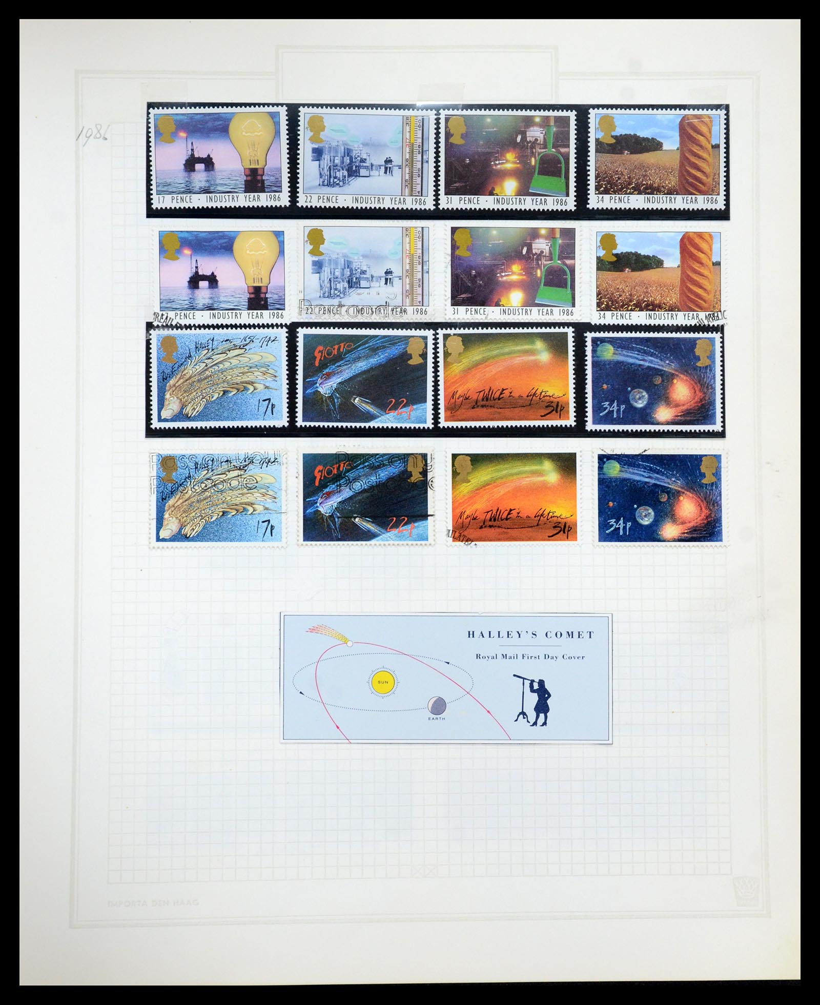 35867 035 - Postzegelverzameling 35867 Engeland 1971-2003.