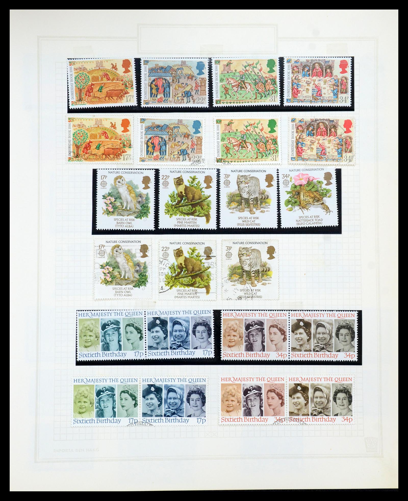 35867 036 - Postzegelverzameling 35867 Engeland 1971-2003.