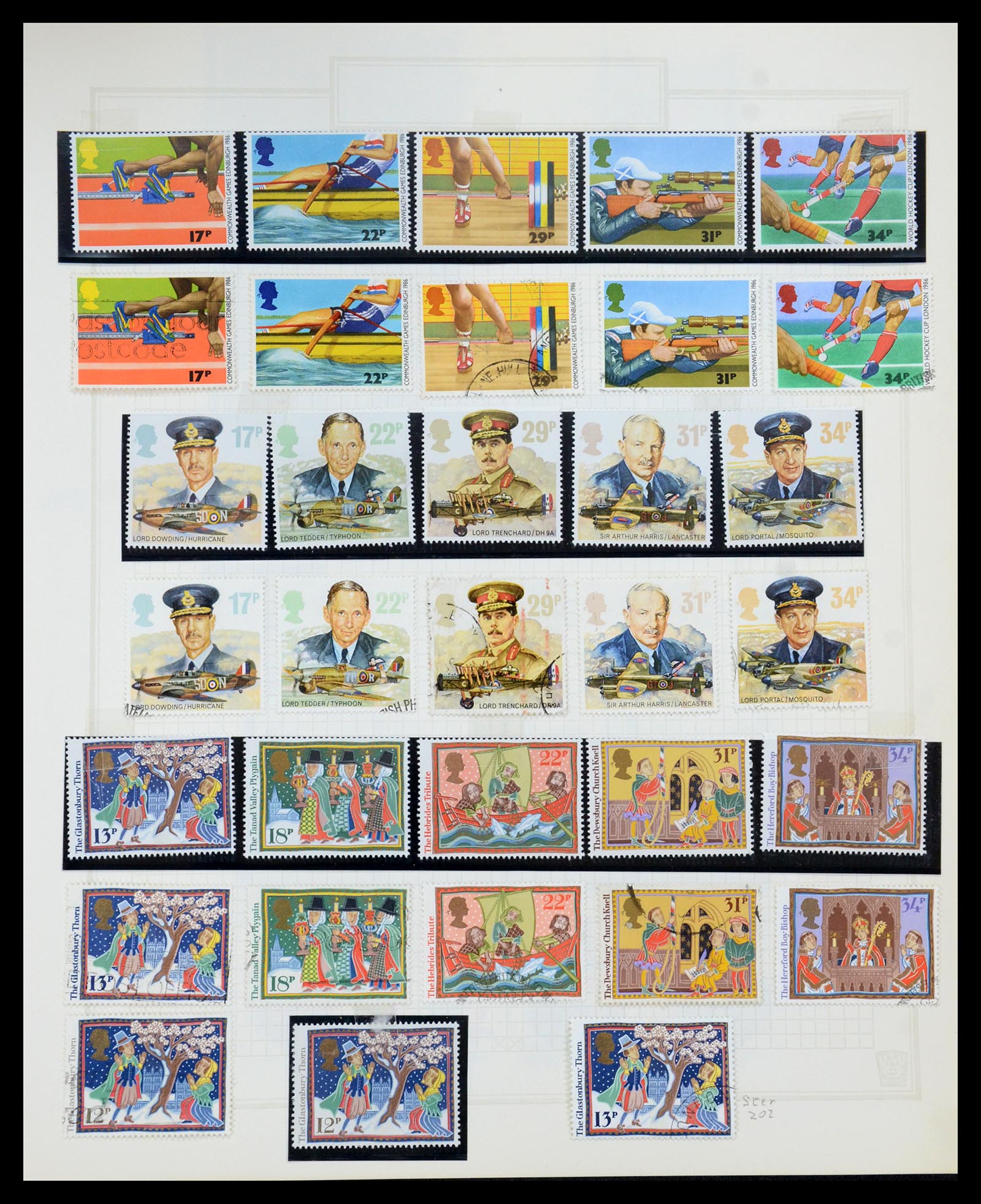 35867 037 - Postzegelverzameling 35867 Engeland 1971-2003.