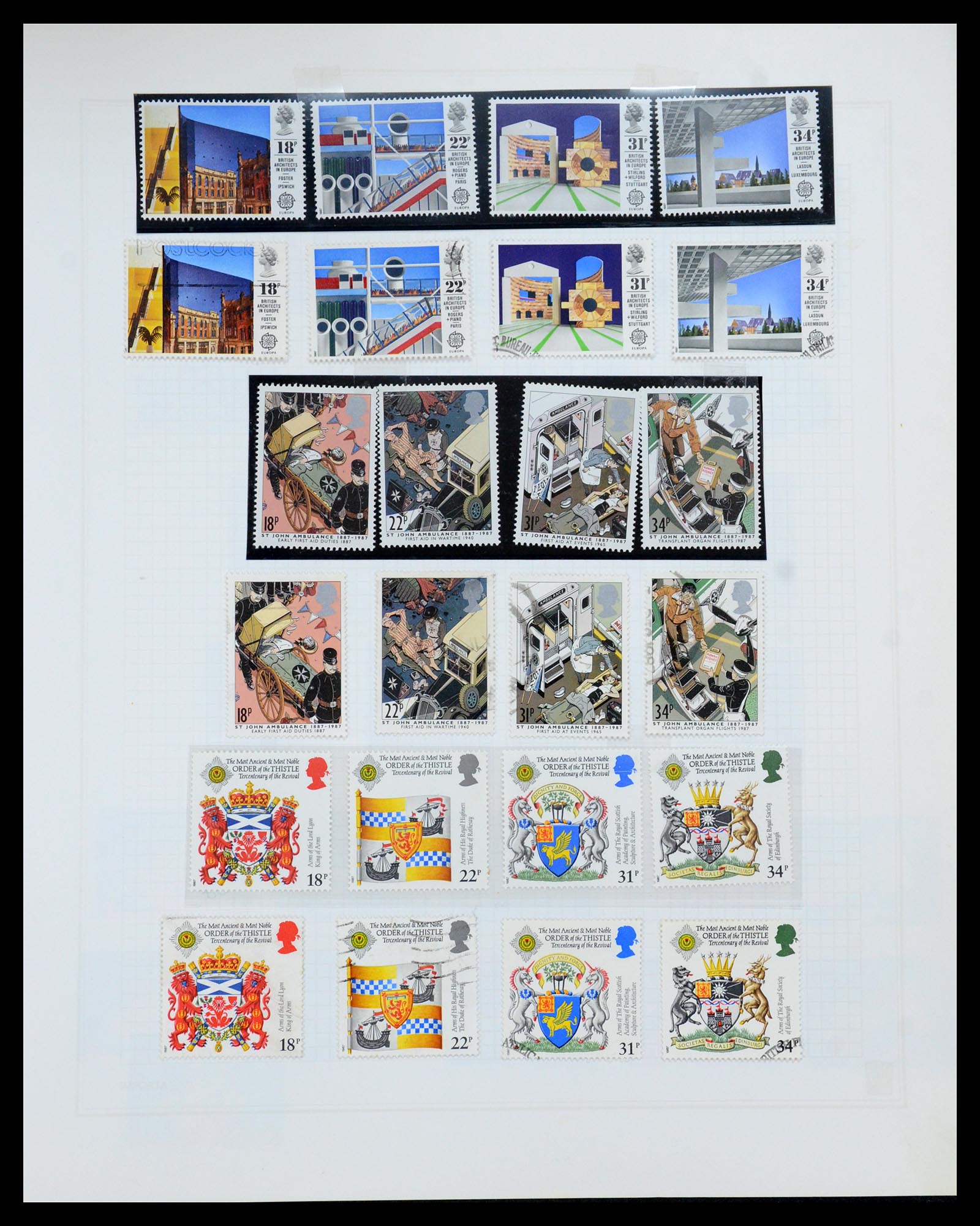 35867 039 - Postzegelverzameling 35867 Engeland 1971-2003.