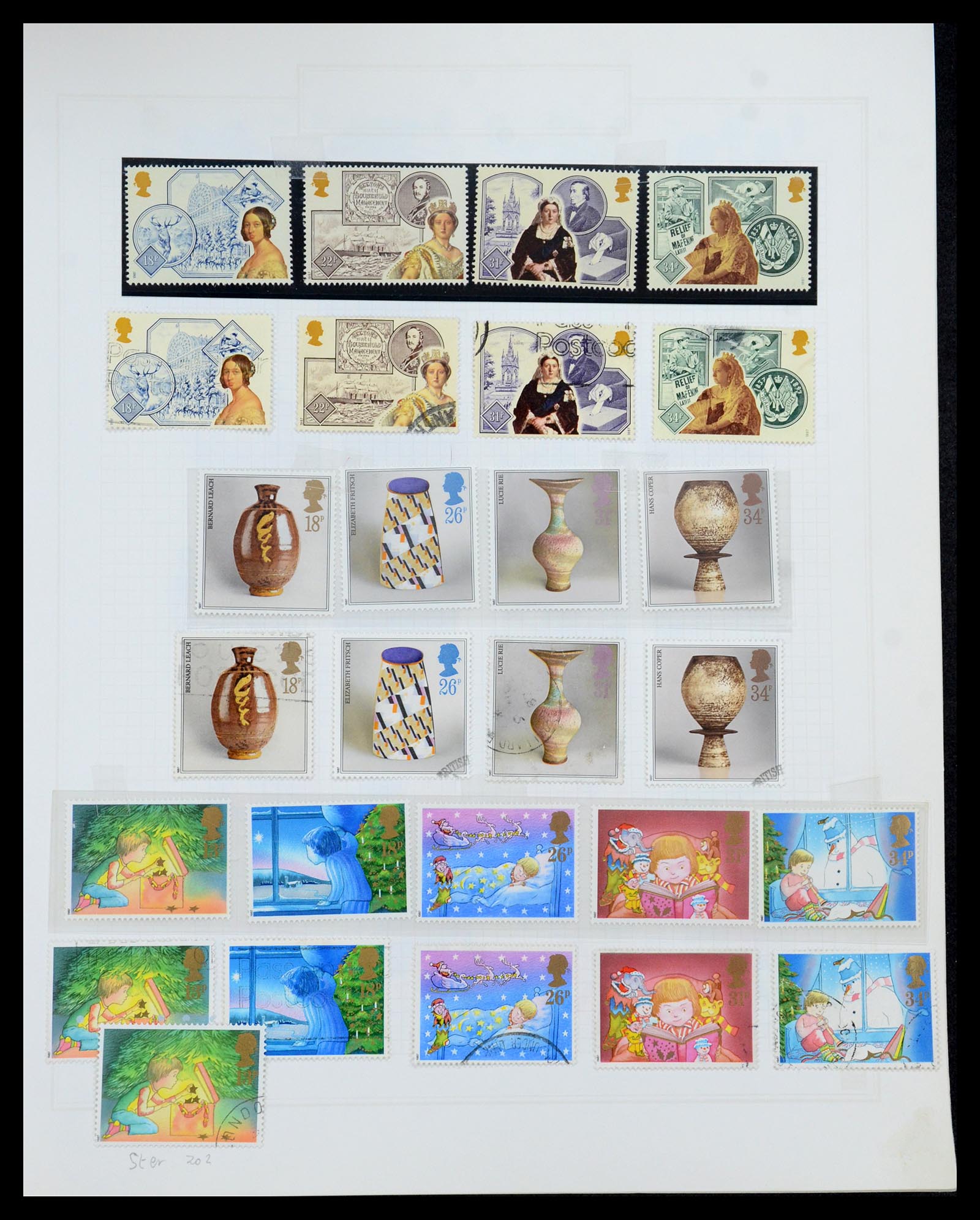 35867 040 - Postzegelverzameling 35867 Engeland 1971-2003.