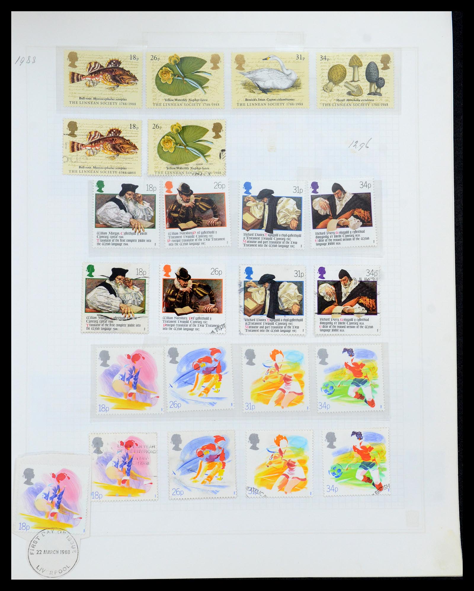 35867 041 - Postzegelverzameling 35867 Engeland 1971-2003.