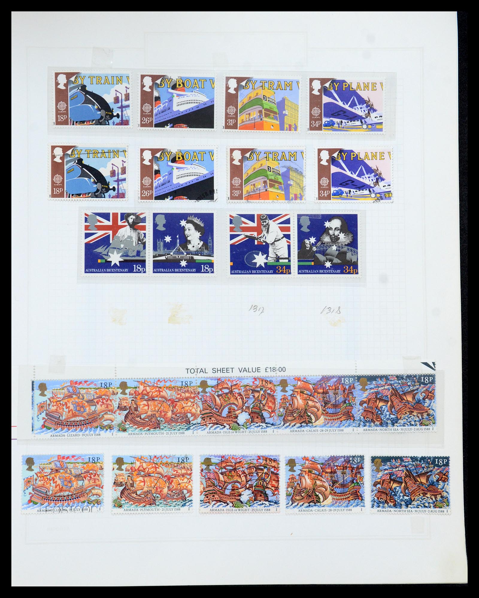 35867 042 - Postzegelverzameling 35867 Engeland 1971-2003.