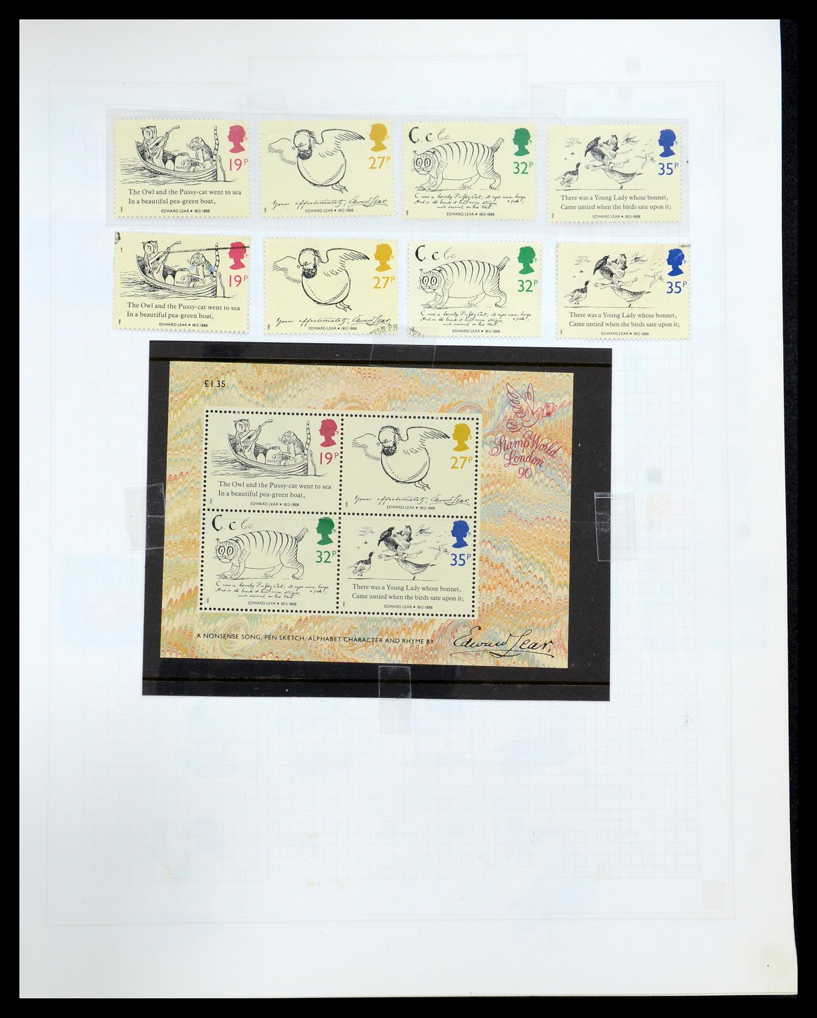 35867 043 - Postzegelverzameling 35867 Engeland 1971-2003.