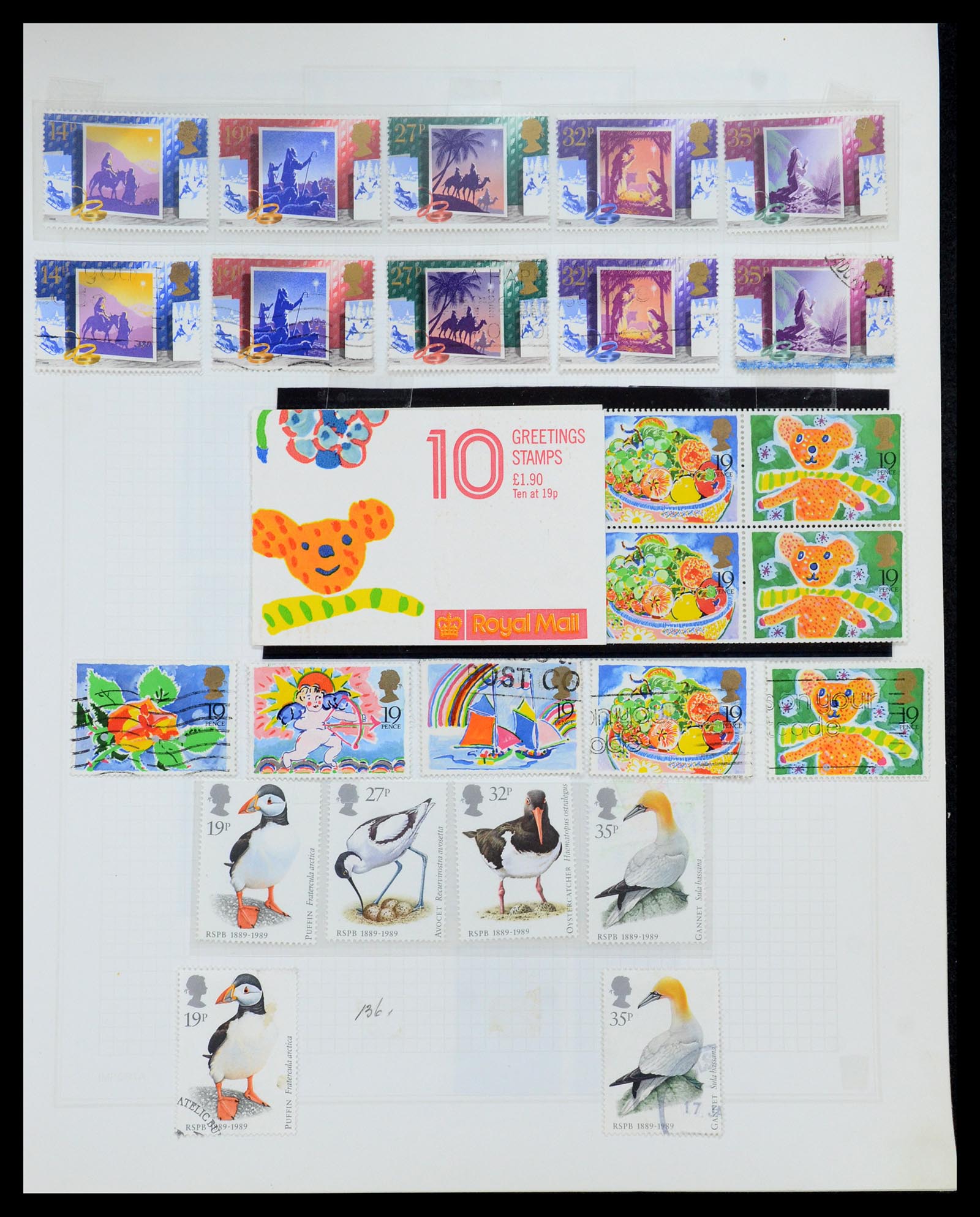 35867 045 - Postzegelverzameling 35867 Engeland 1971-2003.