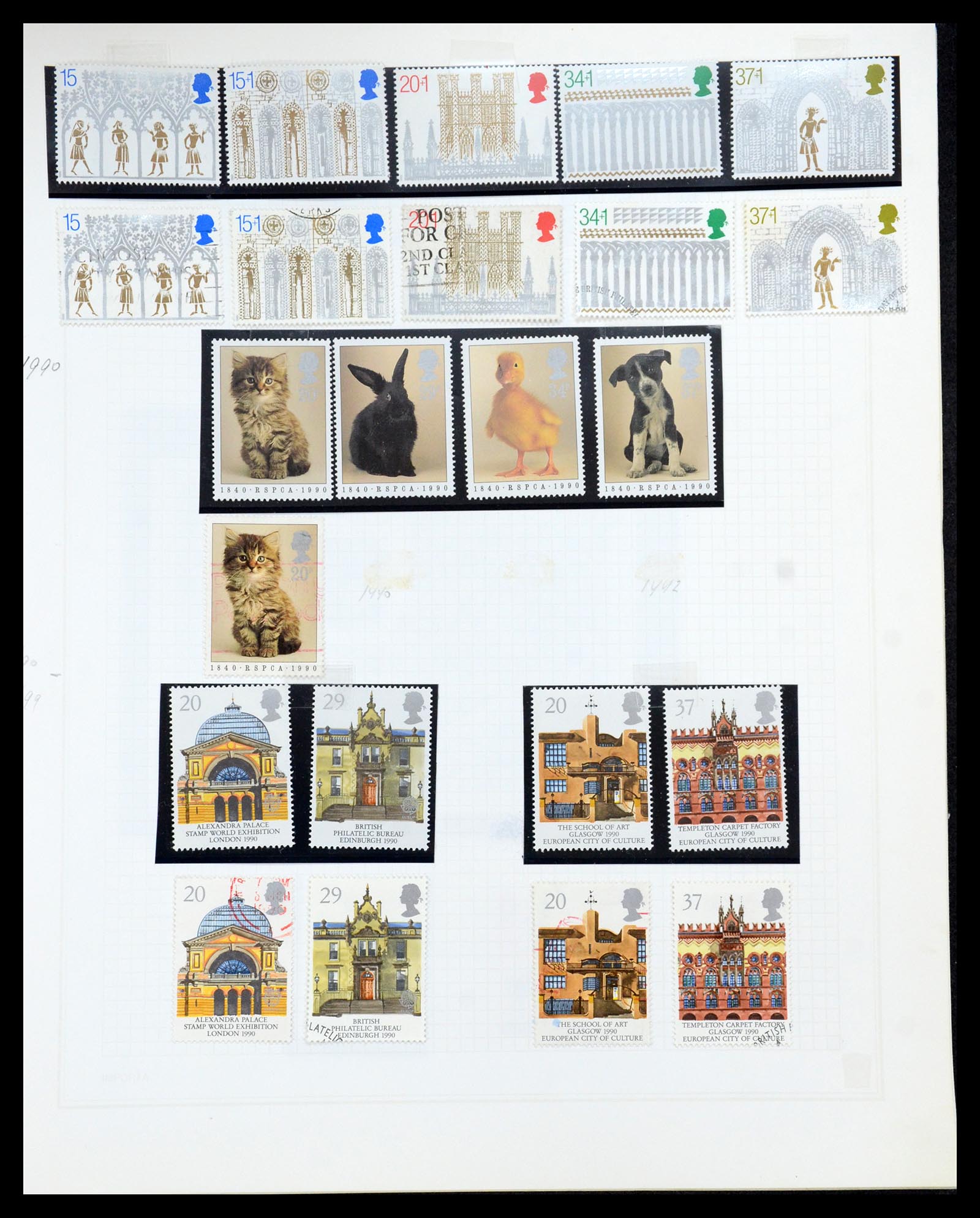 35867 049 - Postzegelverzameling 35867 Engeland 1971-2003.