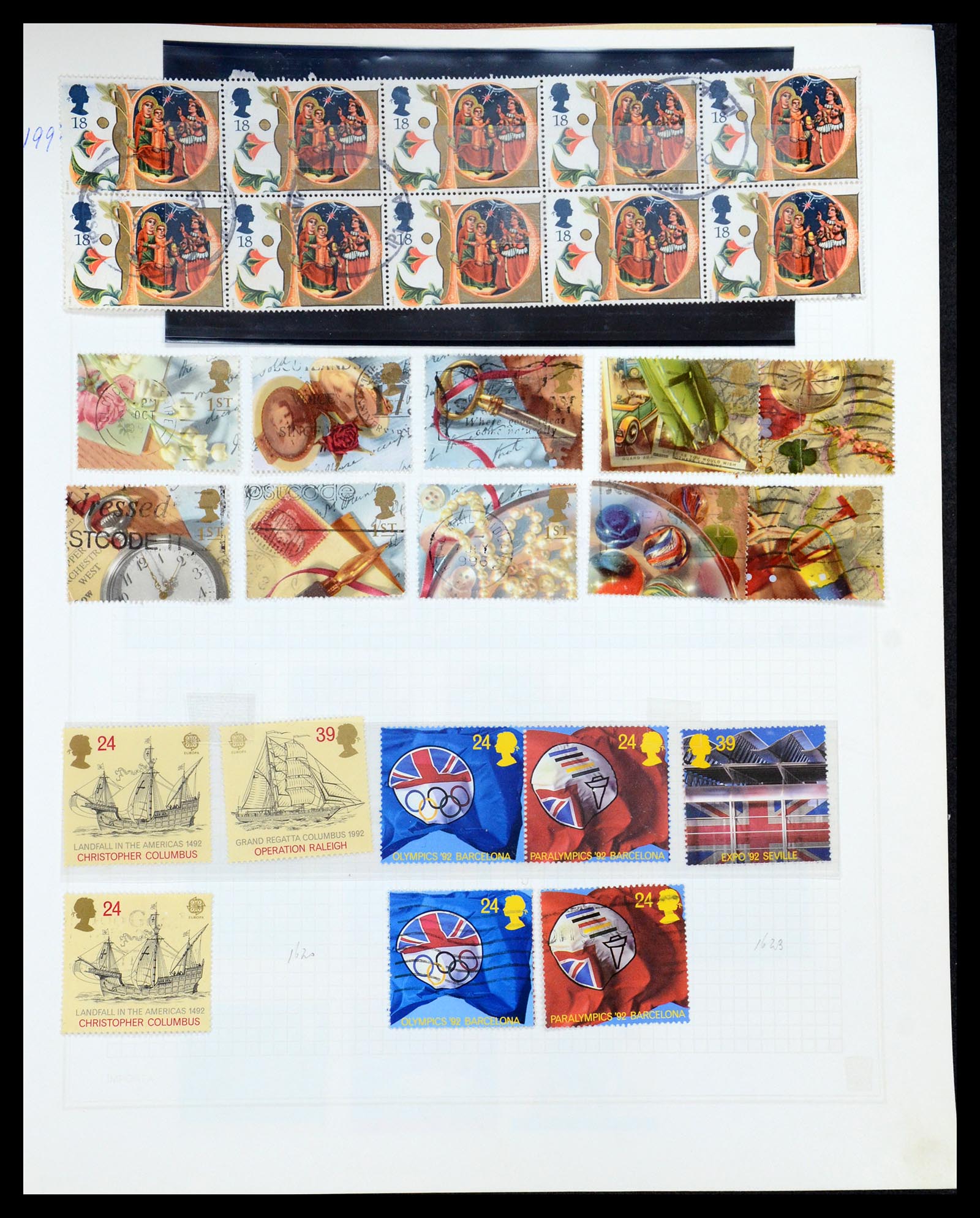 35867 058 - Postzegelverzameling 35867 Engeland 1971-2003.