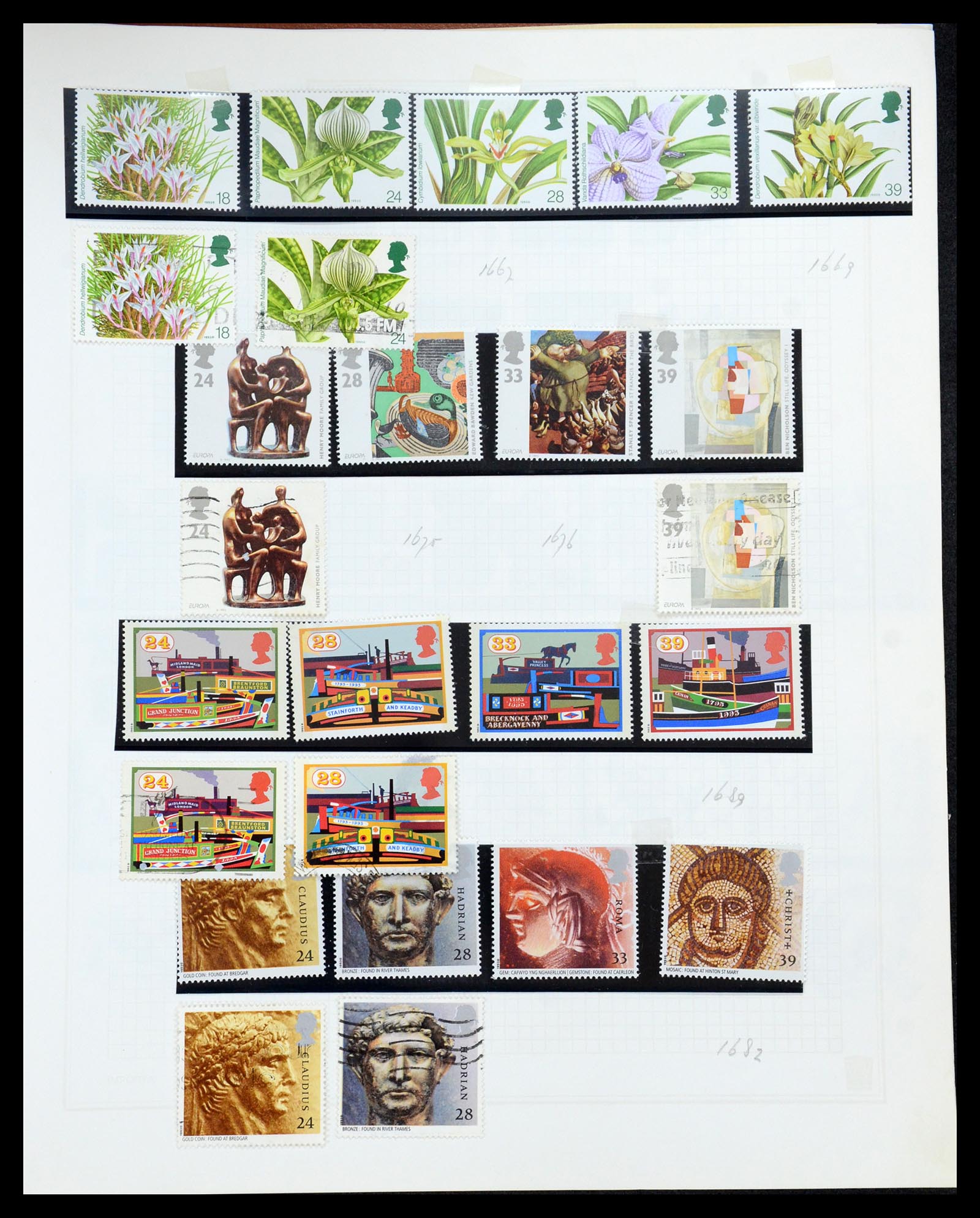 35867 062 - Postzegelverzameling 35867 Engeland 1971-2003.