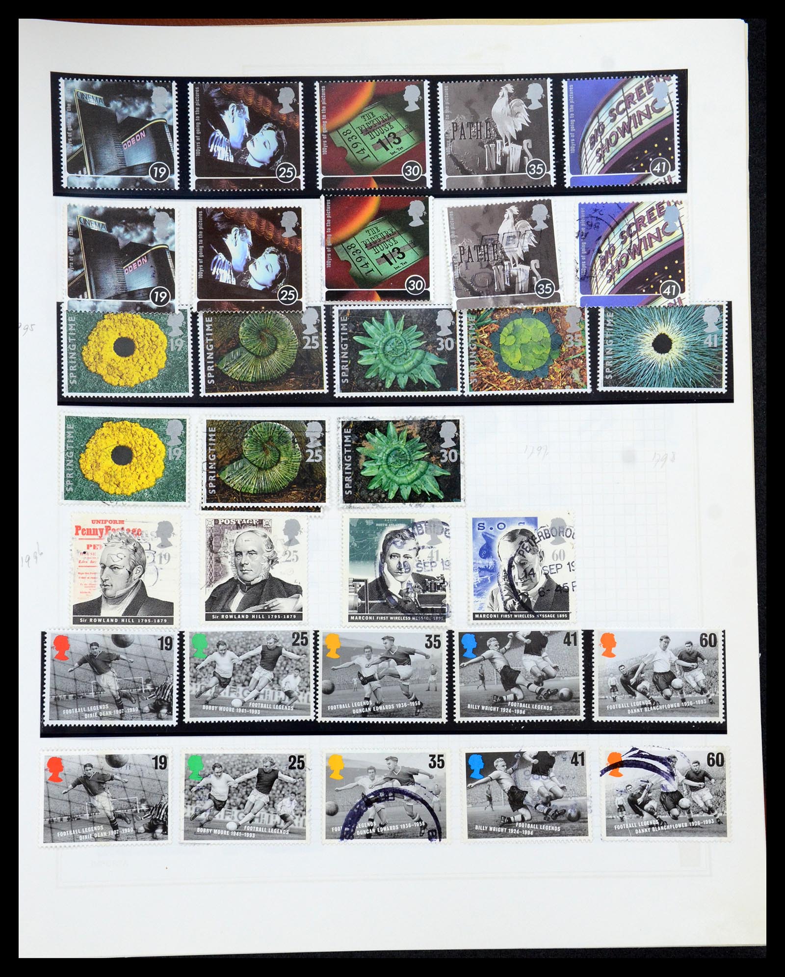 35867 074 - Postzegelverzameling 35867 Engeland 1971-2003.