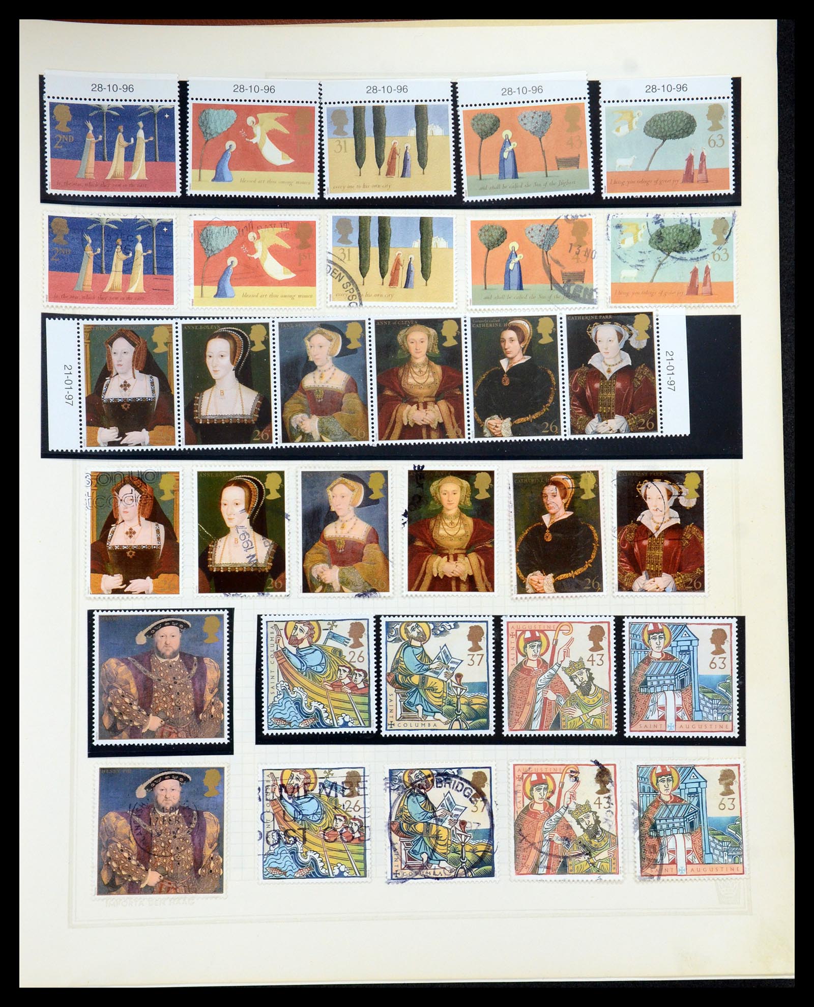35867 078 - Postzegelverzameling 35867 Engeland 1971-2003.