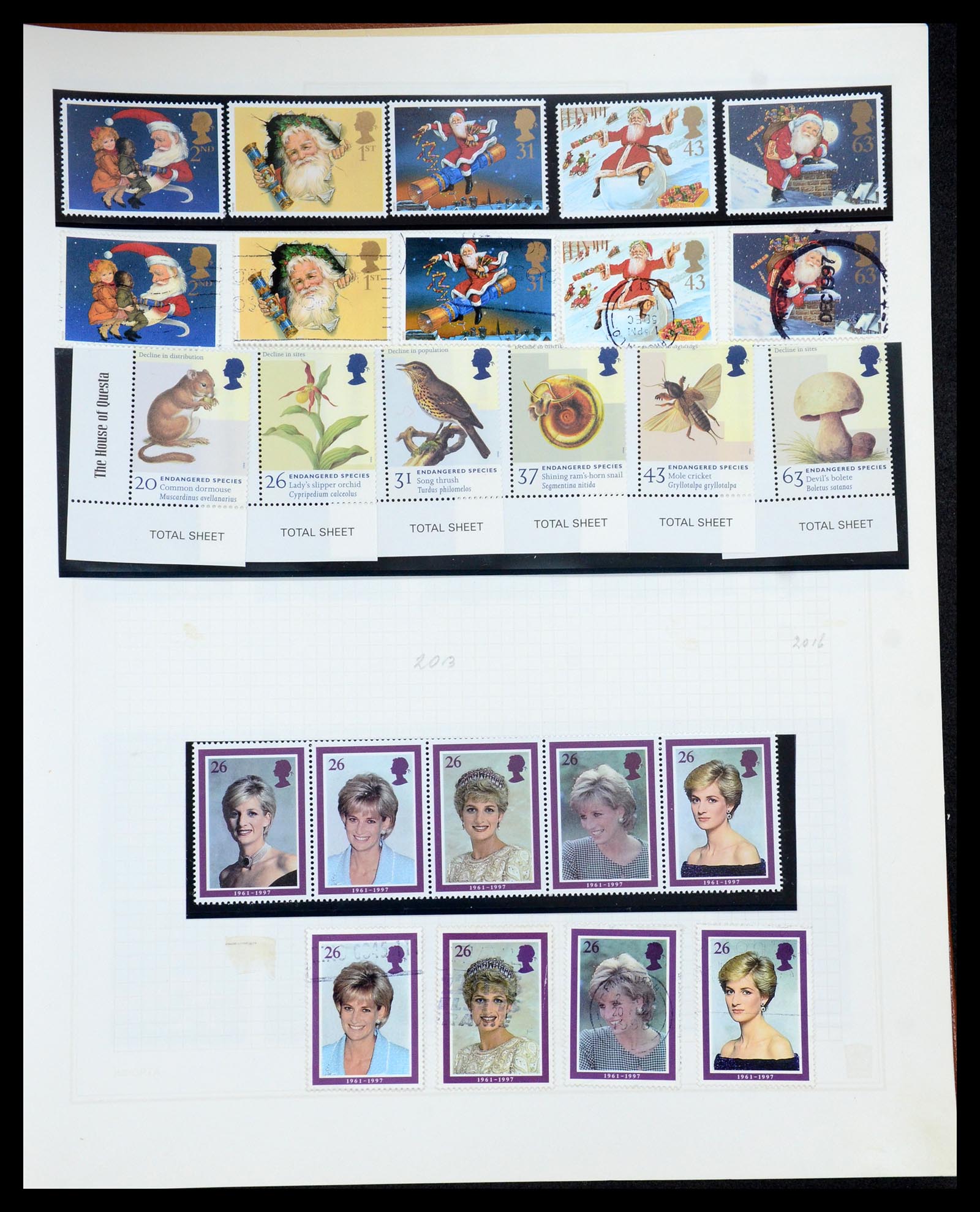 35867 081 - Postzegelverzameling 35867 Engeland 1971-2003.