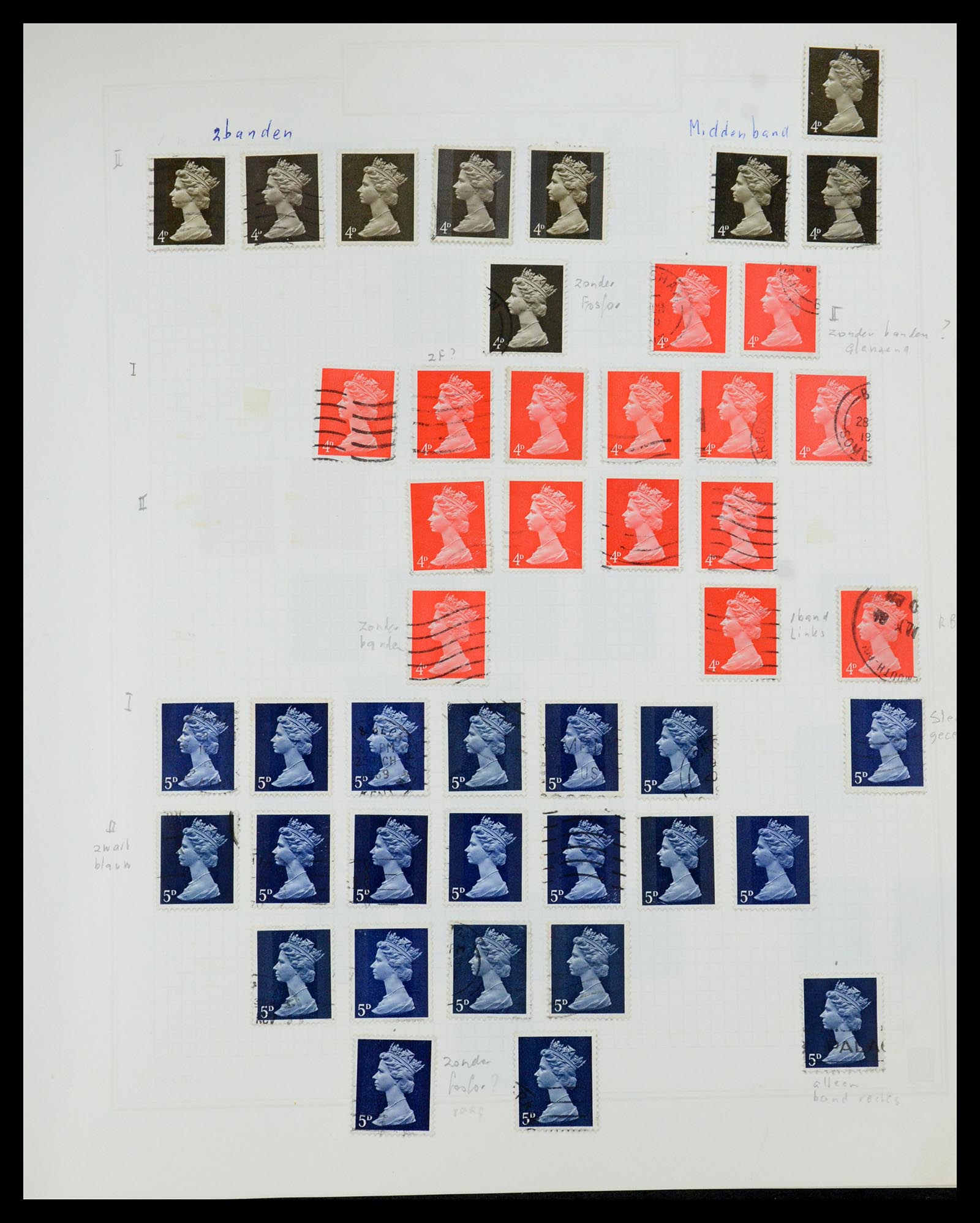 35867 098 - Postzegelverzameling 35867 Engeland 1971-2003.