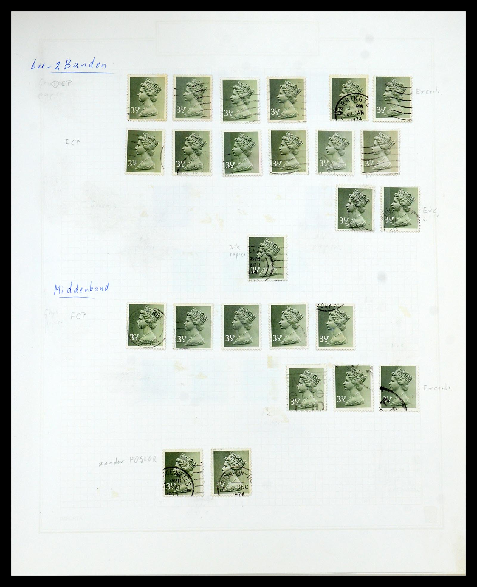 35867 121 - Postzegelverzameling 35867 Engeland 1971-2003.