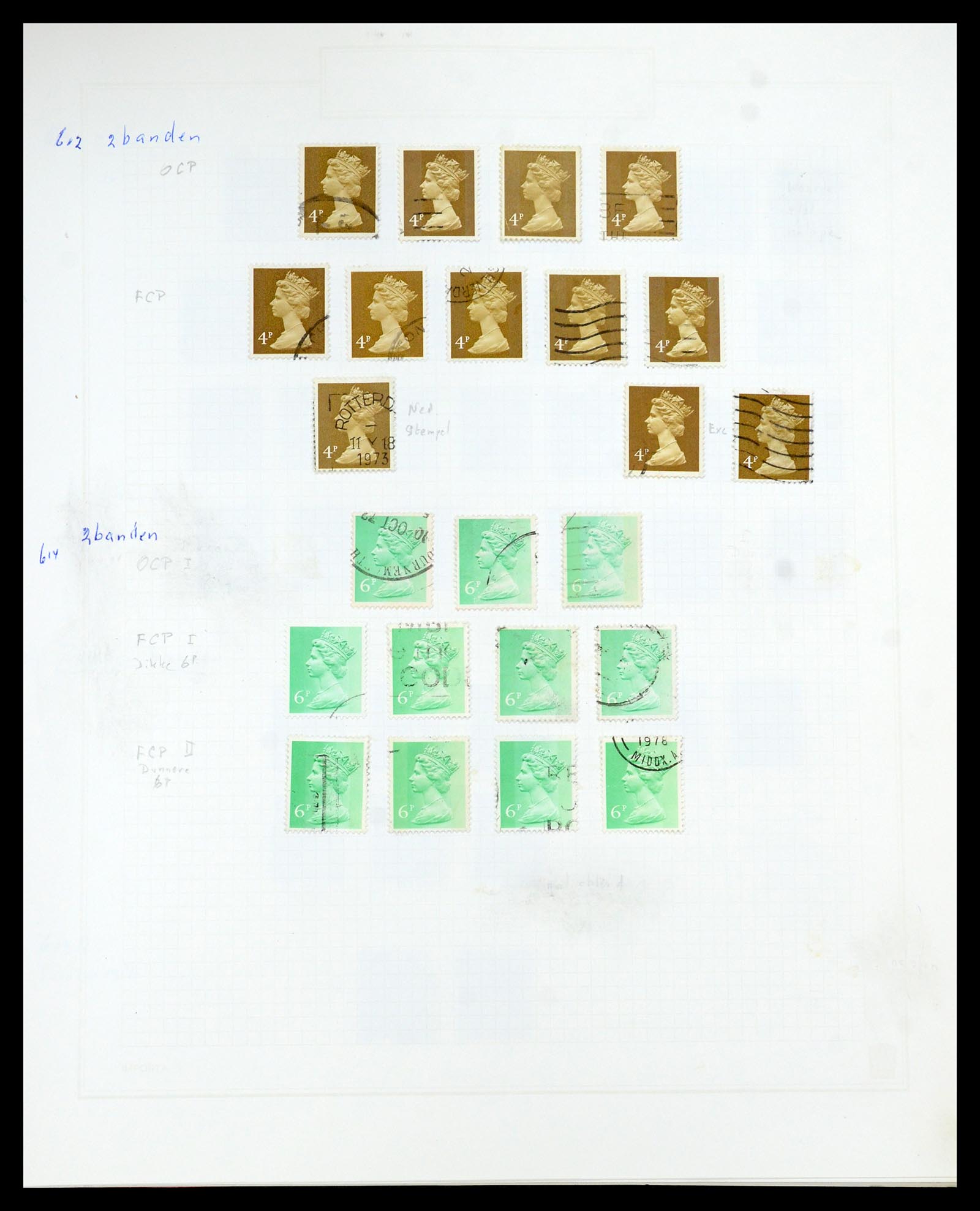 35867 122 - Postzegelverzameling 35867 Engeland 1971-2003.