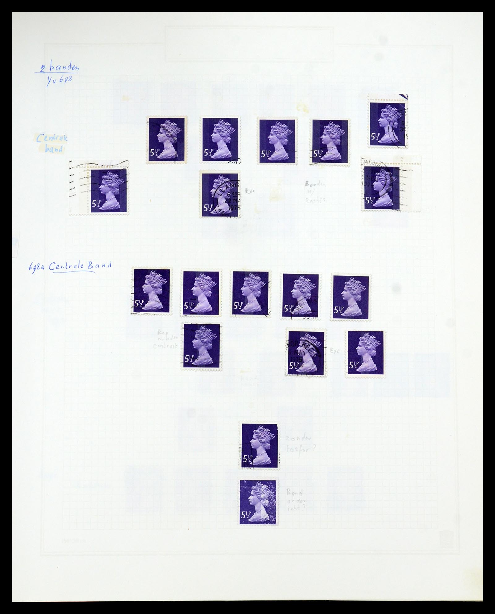 35867 130 - Postzegelverzameling 35867 Engeland 1971-2003.