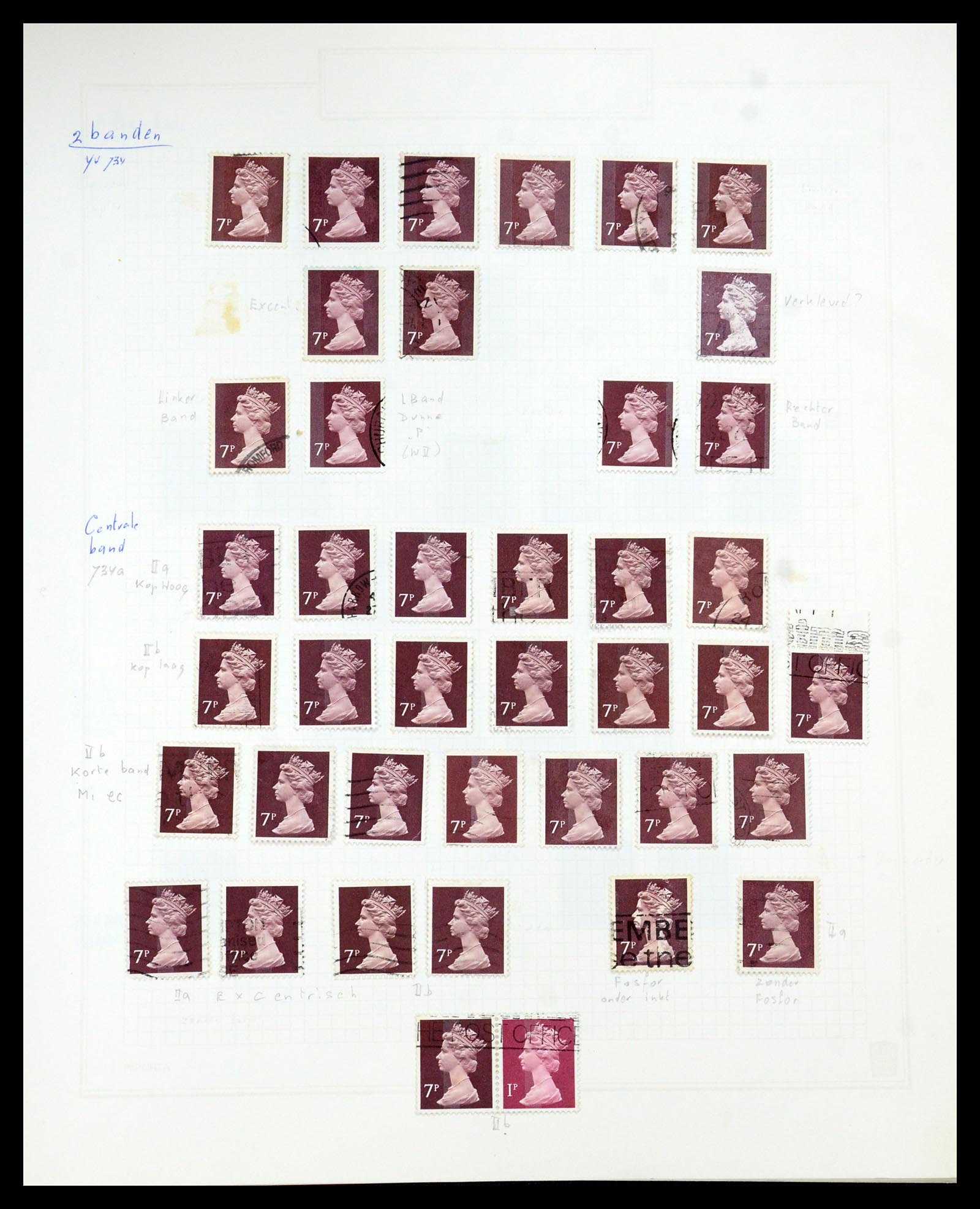 35867 133 - Postzegelverzameling 35867 Engeland 1971-2003.