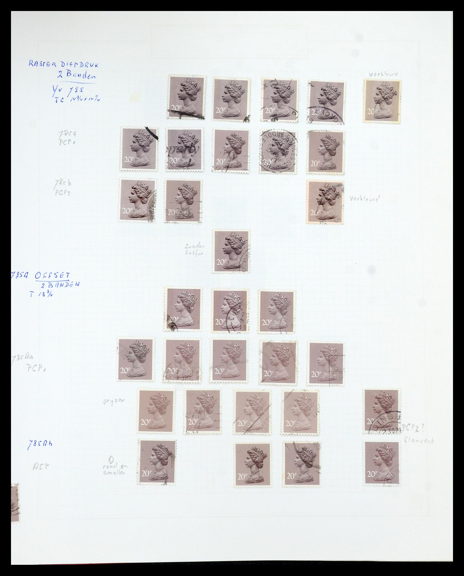 35867 140 - Postzegelverzameling 35867 Engeland 1971-2003.