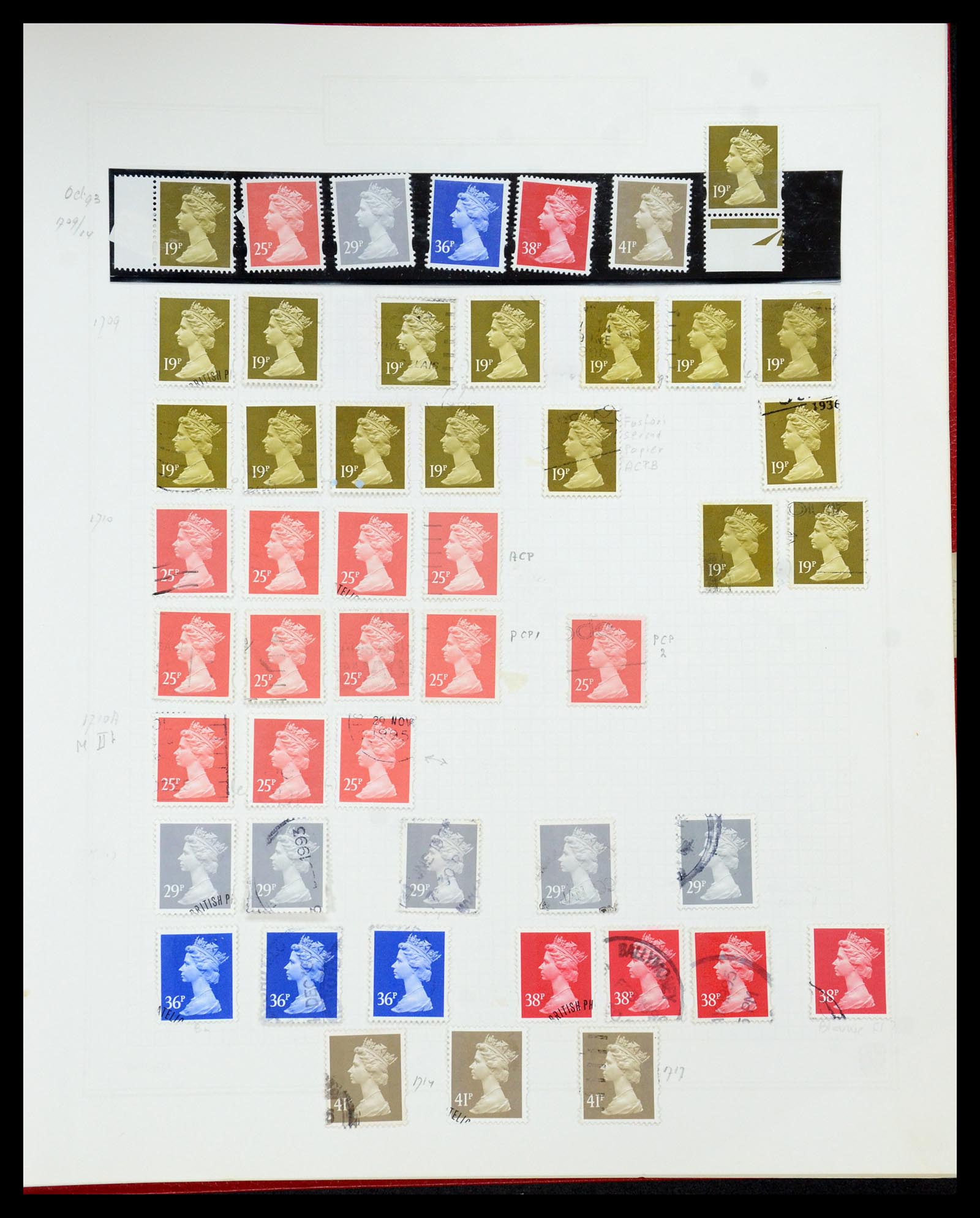 35867 185 - Postzegelverzameling 35867 Engeland 1971-2003.