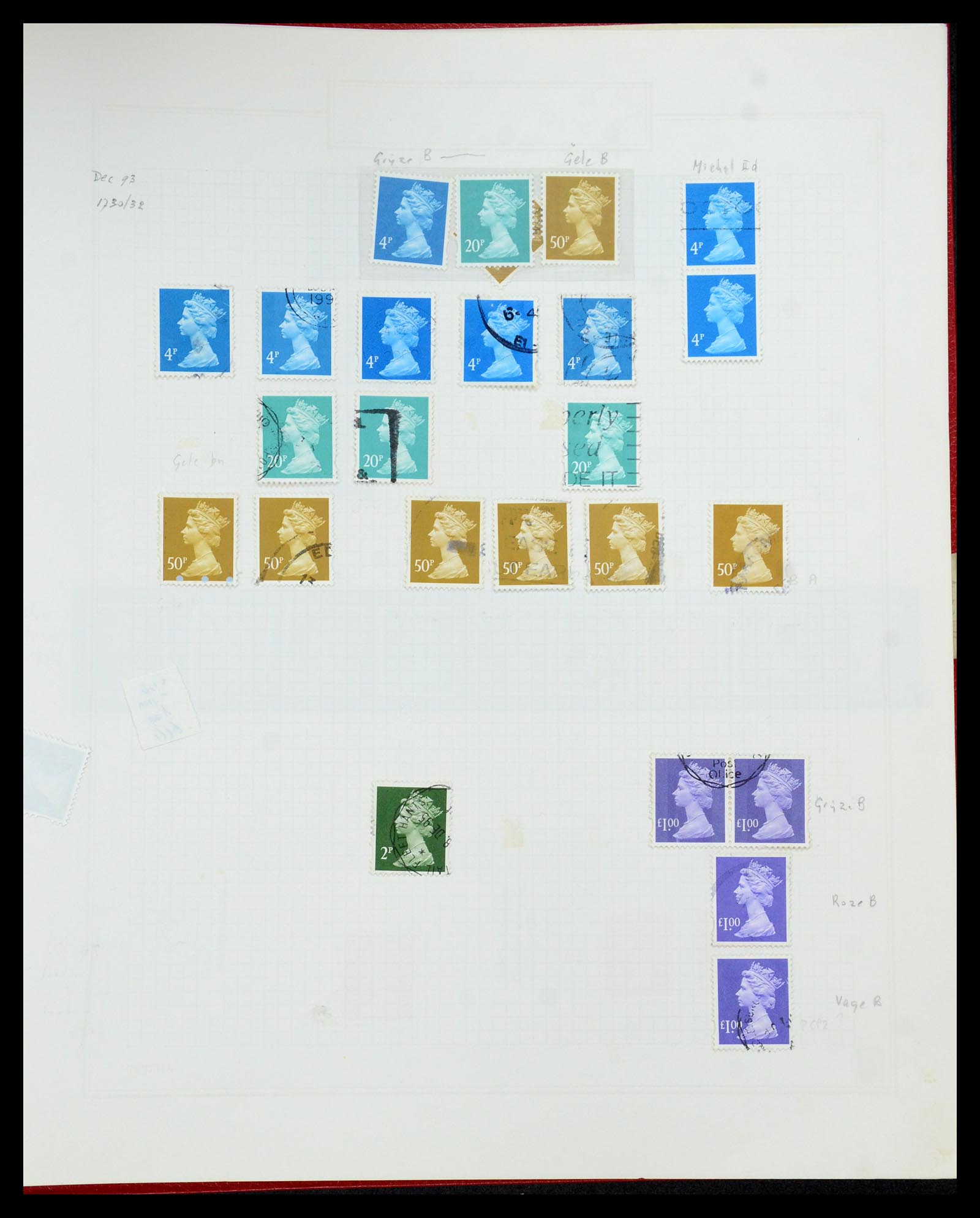 35867 187 - Postzegelverzameling 35867 Engeland 1971-2003.