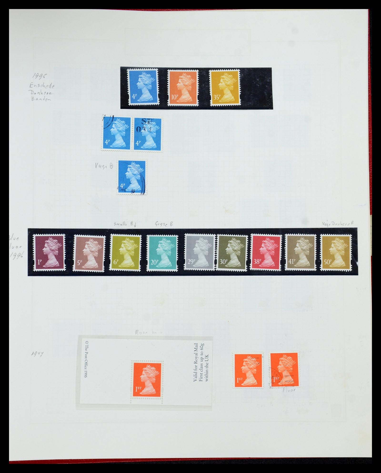 35867 188 - Postzegelverzameling 35867 Engeland 1971-2003.
