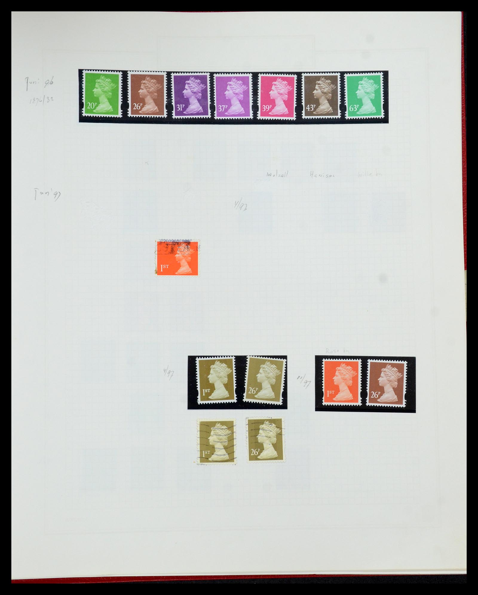 35867 191 - Postzegelverzameling 35867 Engeland 1971-2003.