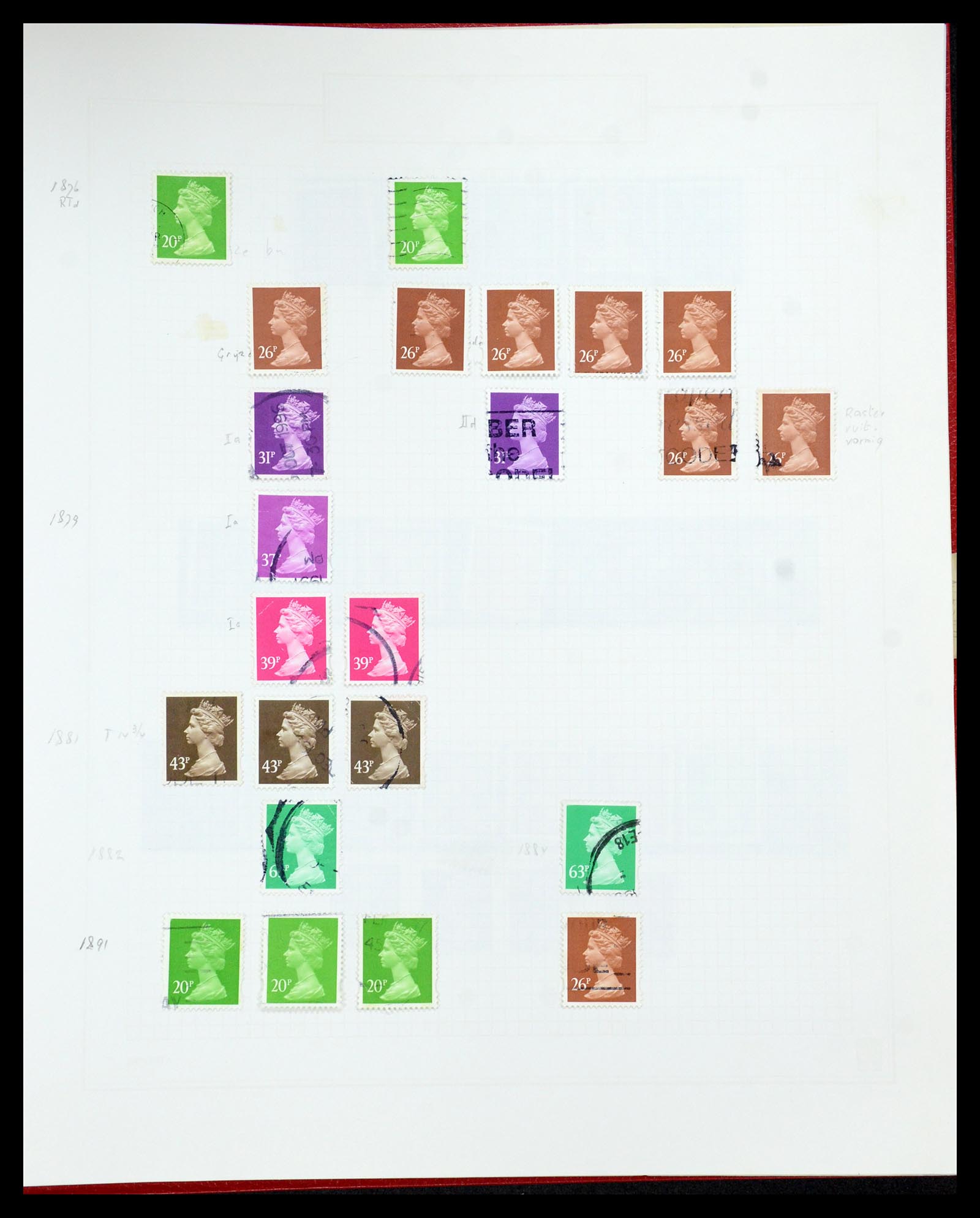 35867 192 - Postzegelverzameling 35867 Engeland 1971-2003.