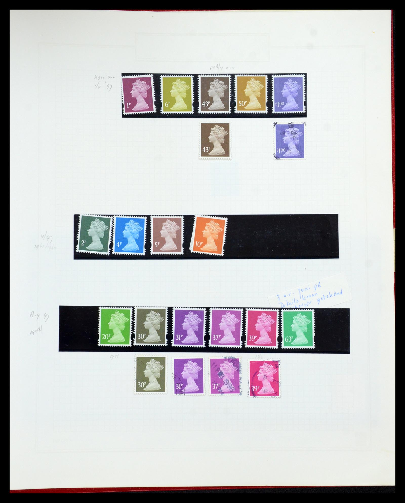 35867 193 - Postzegelverzameling 35867 Engeland 1971-2003.