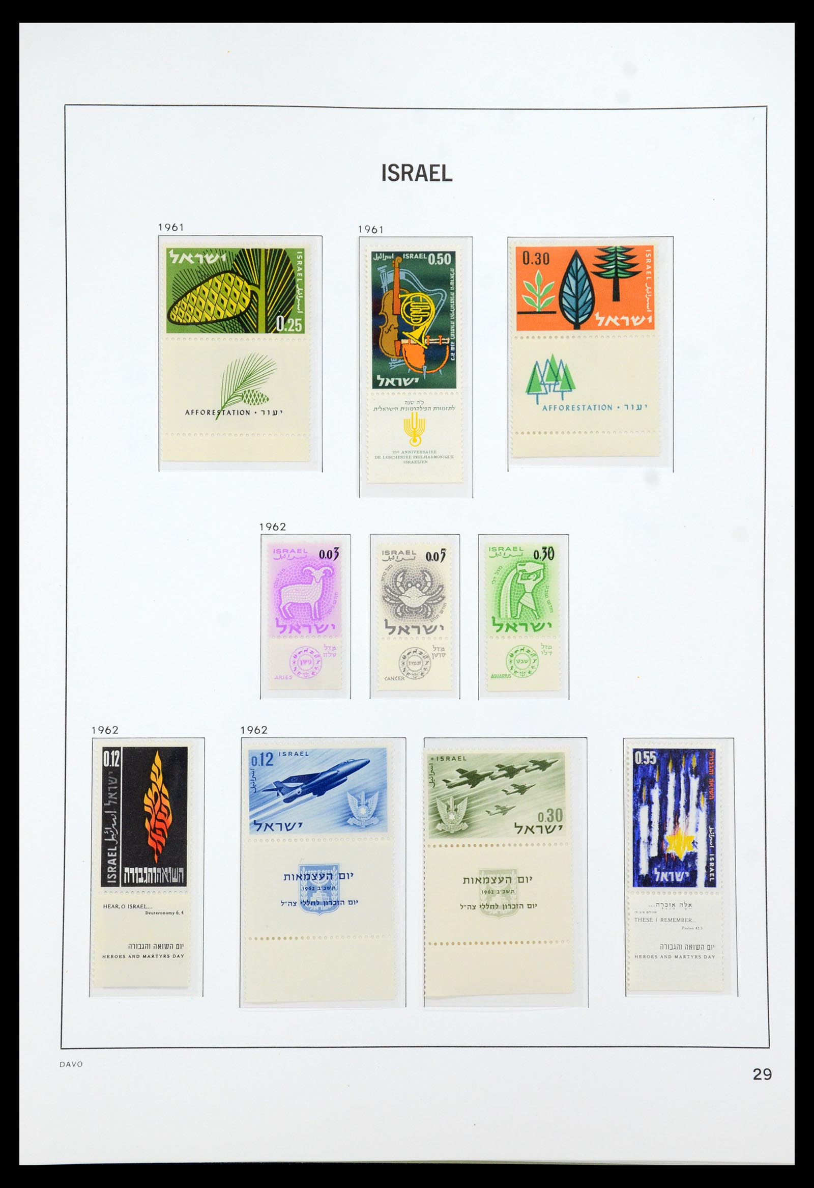 35868 036 - Postzegelverzameling 35868 Israël 1948-1989.