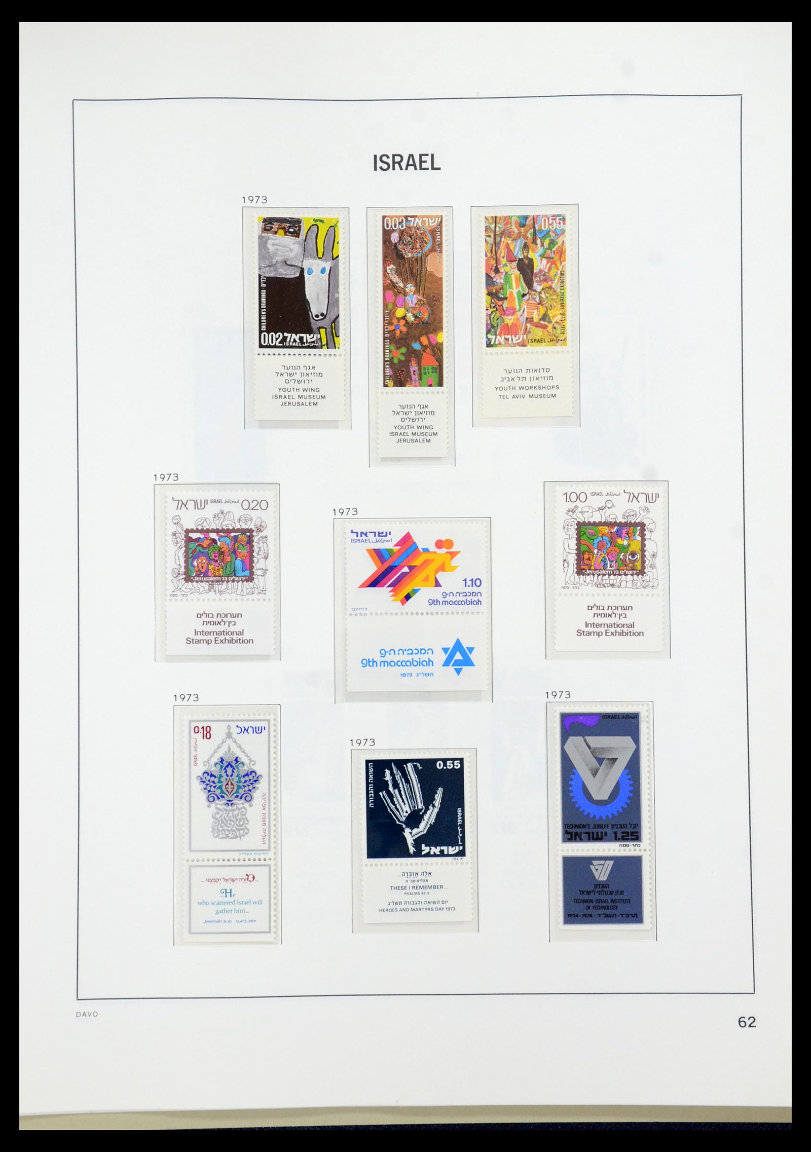 35868 087 - Postzegelverzameling 35868 Israël 1948-1989.