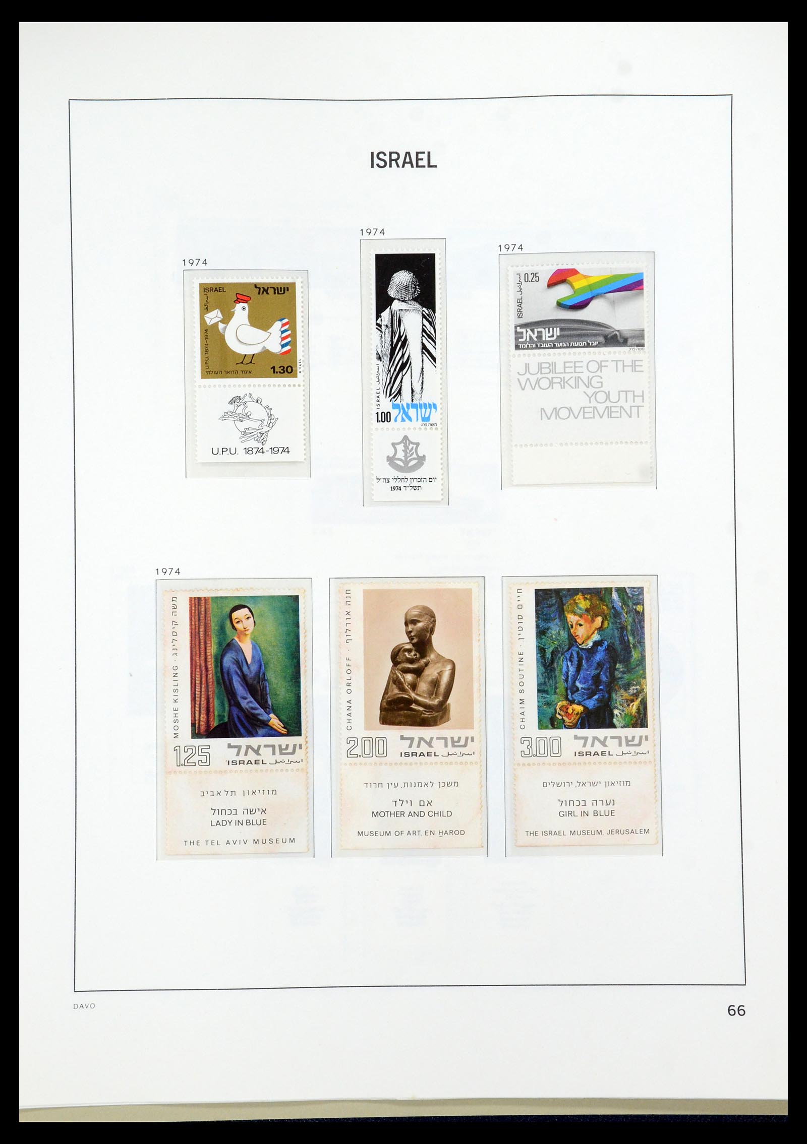 35868 091 - Postzegelverzameling 35868 Israël 1948-1989.
