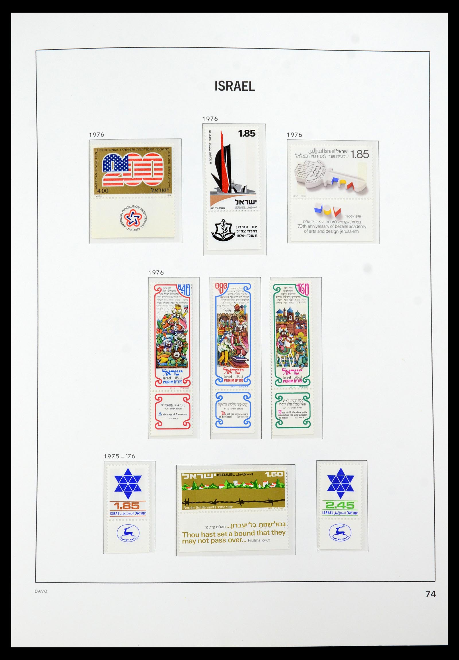 35868 100 - Postzegelverzameling 35868 Israël 1948-1989.