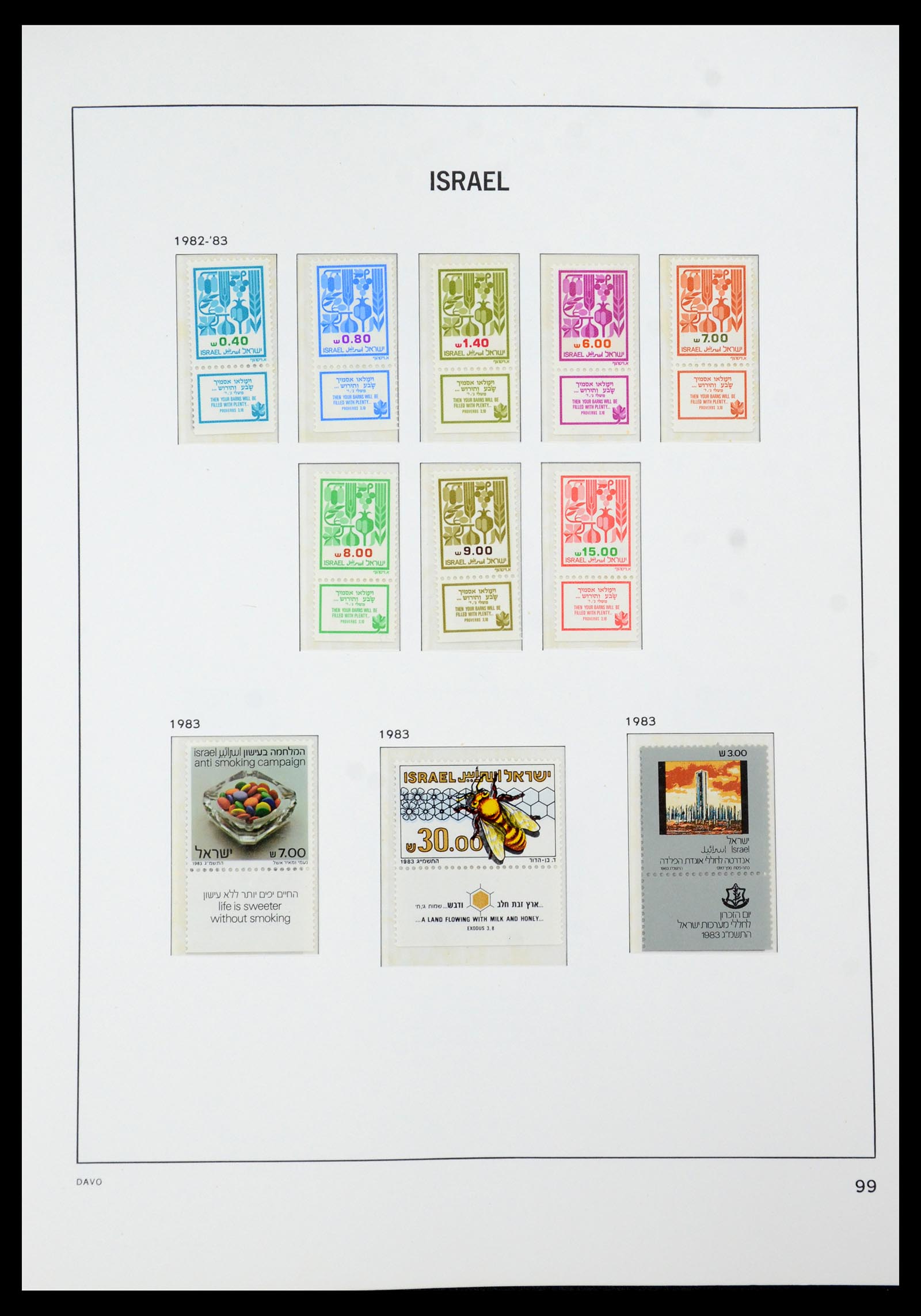 35868 128 - Postzegelverzameling 35868 Israël 1948-1989.