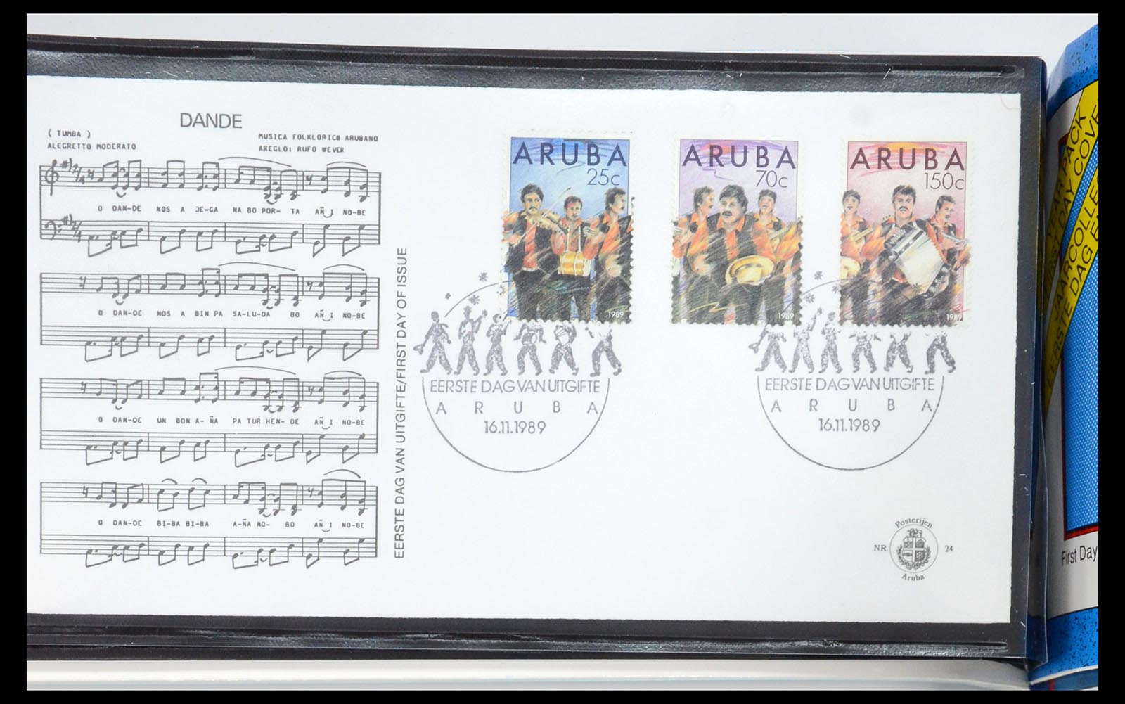 35871 025 - Postzegelverzameling 35871 Aruba 1986-1998.