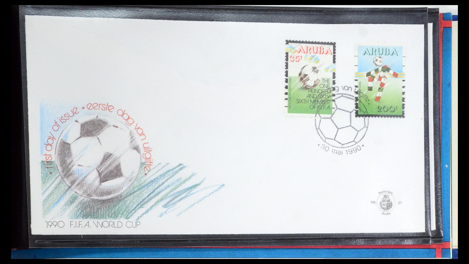 35871 028 - Postzegelverzameling 35871 Aruba 1986-1998.