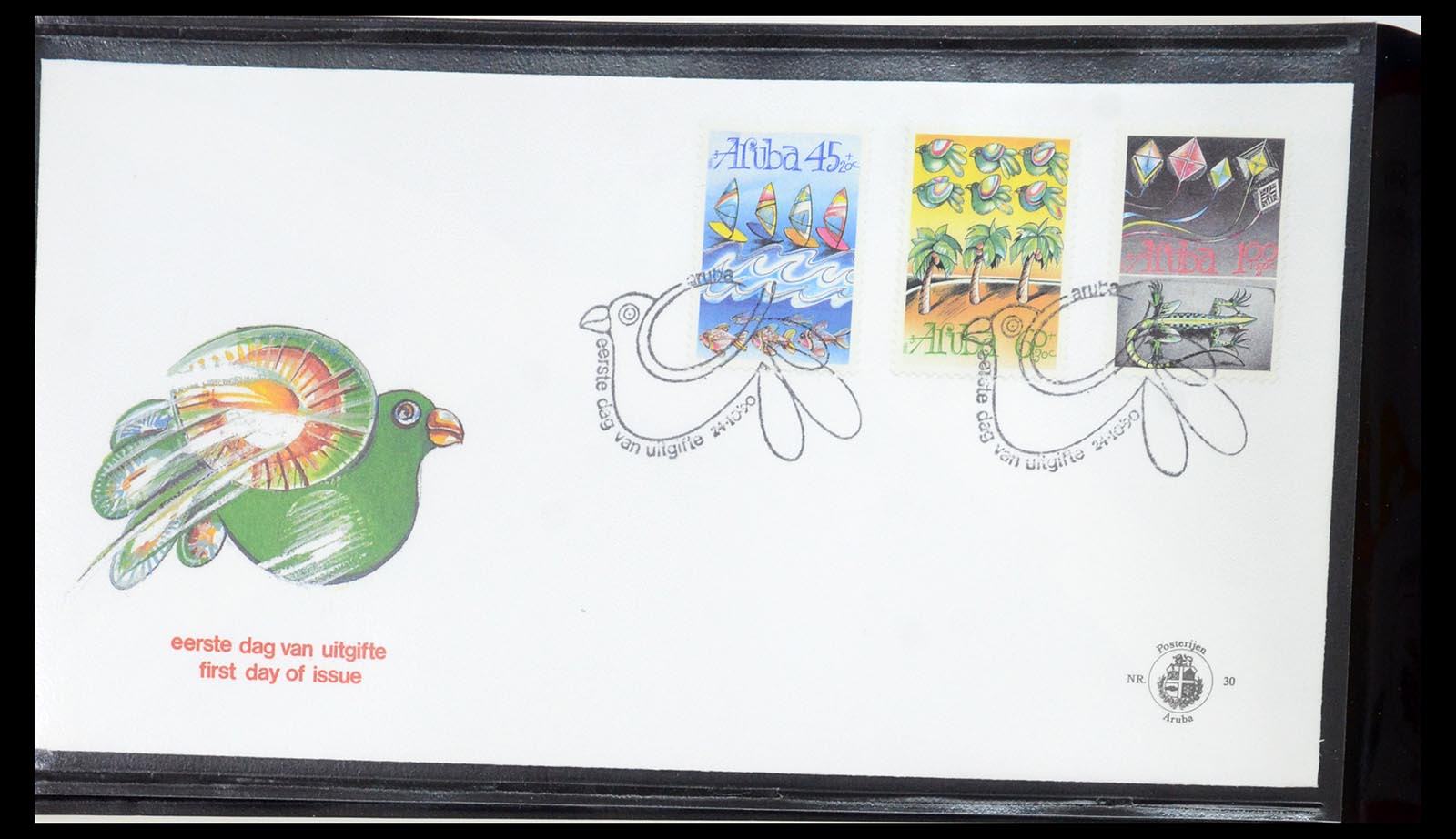 35871 031 - Postzegelverzameling 35871 Aruba 1986-1998.