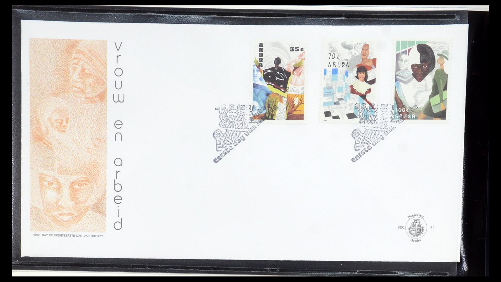 35871 033 - Postzegelverzameling 35871 Aruba 1986-1998.
