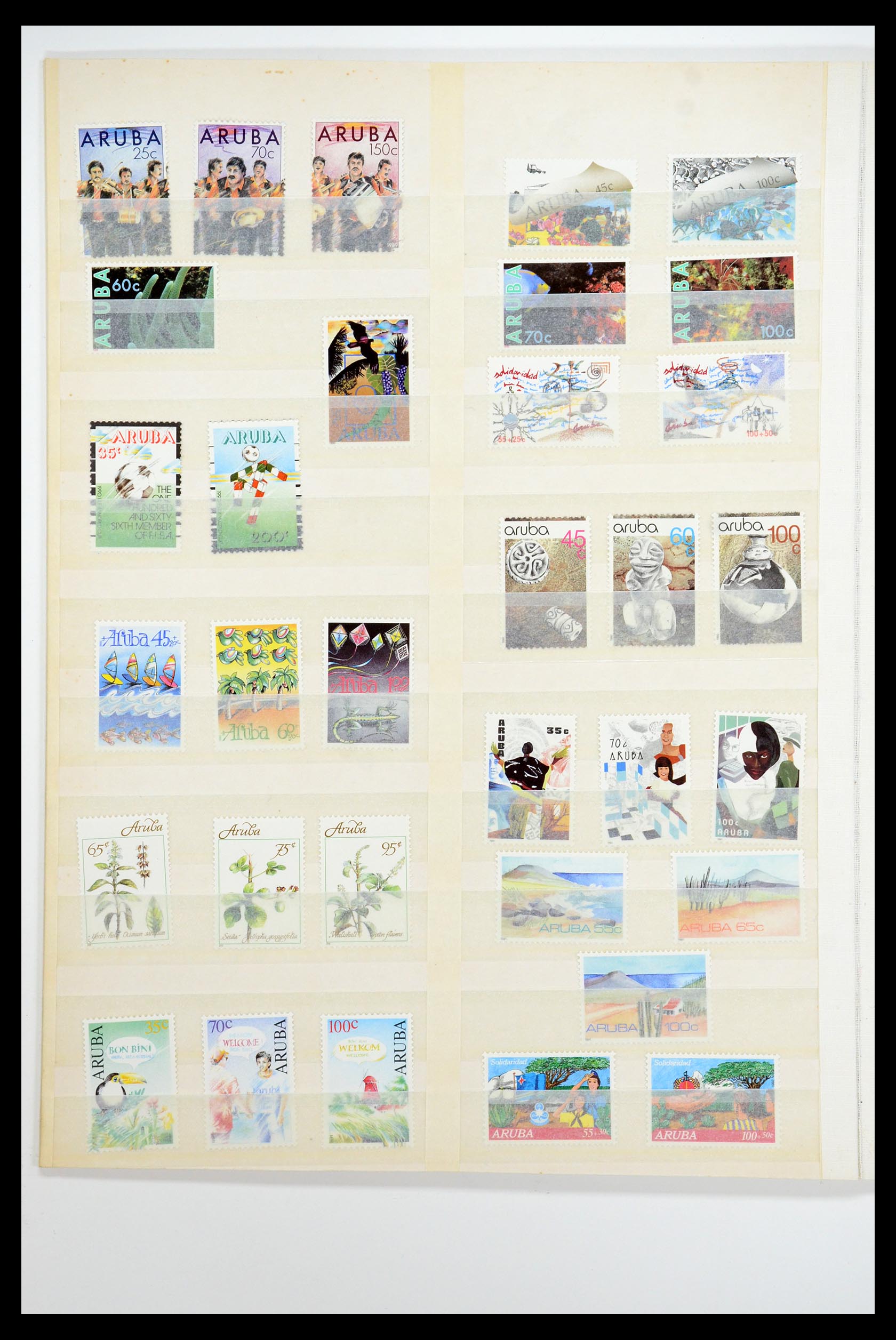 35871 049 - Postzegelverzameling 35871 Aruba 1986-1998.