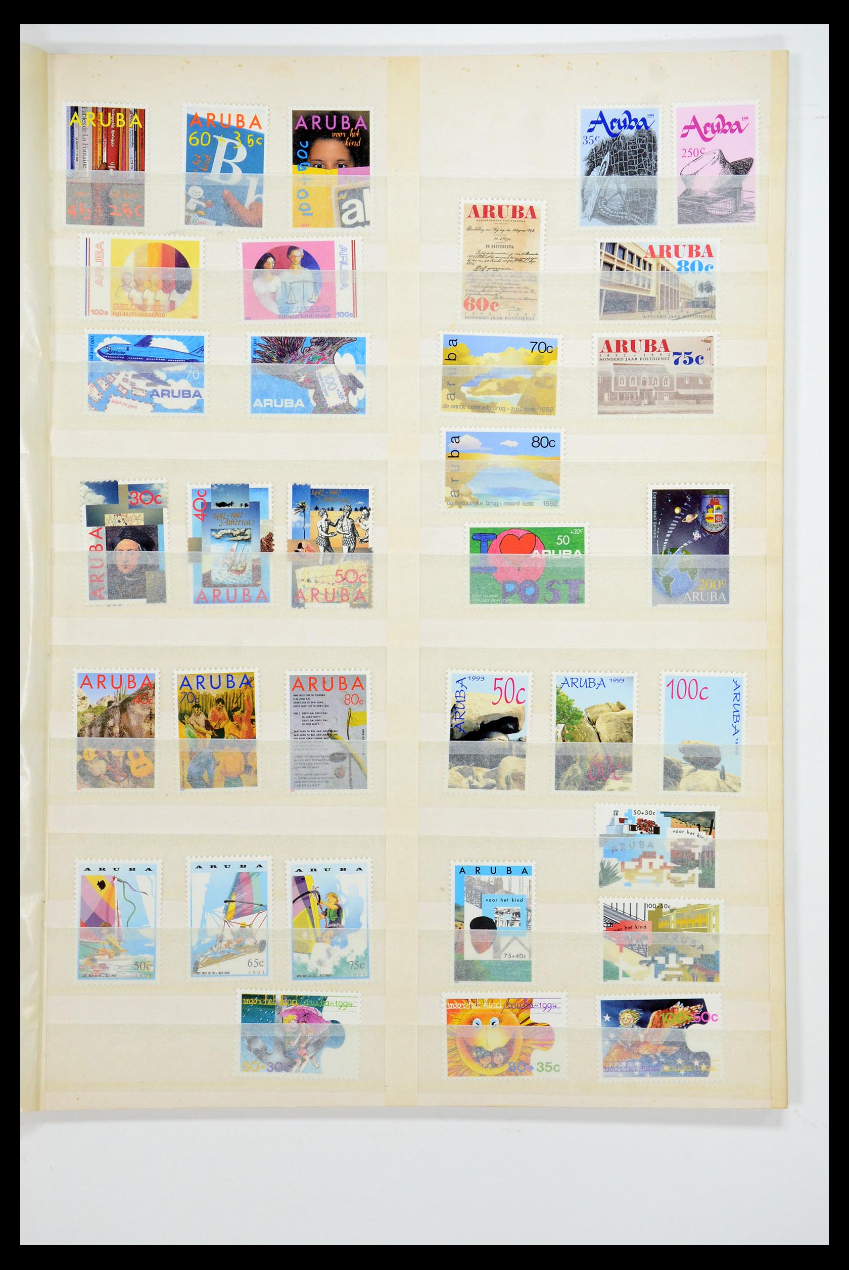 35871 050 - Postzegelverzameling 35871 Aruba 1986-1998.