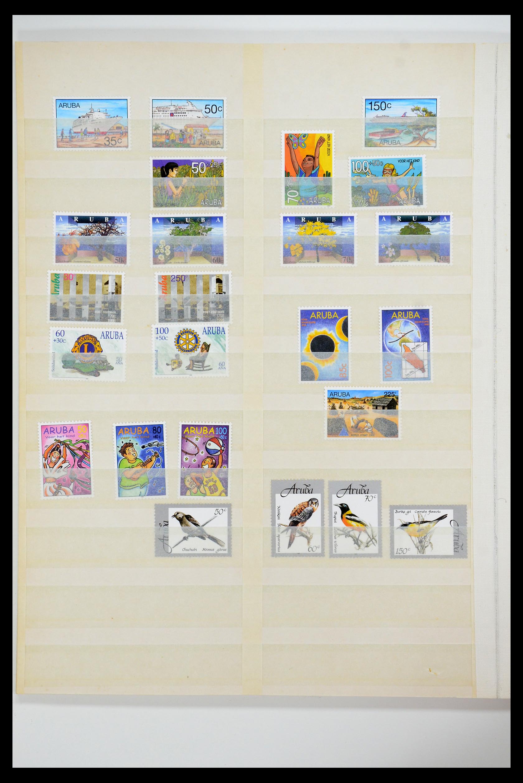 35871 053 - Postzegelverzameling 35871 Aruba 1986-1998.