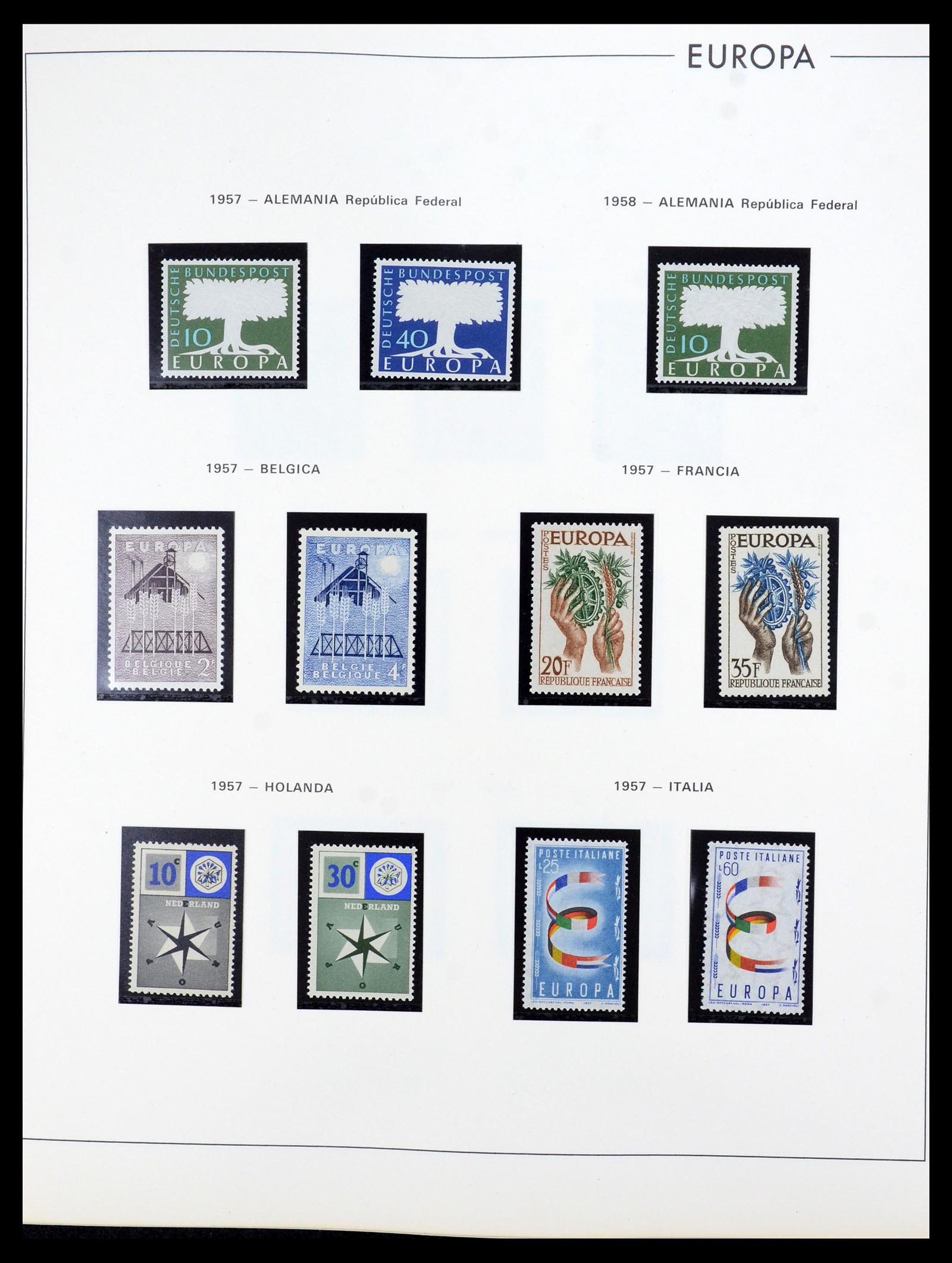 35872 001 - Postzegelverzameling 35872 Europa CEPT 1956-2006.