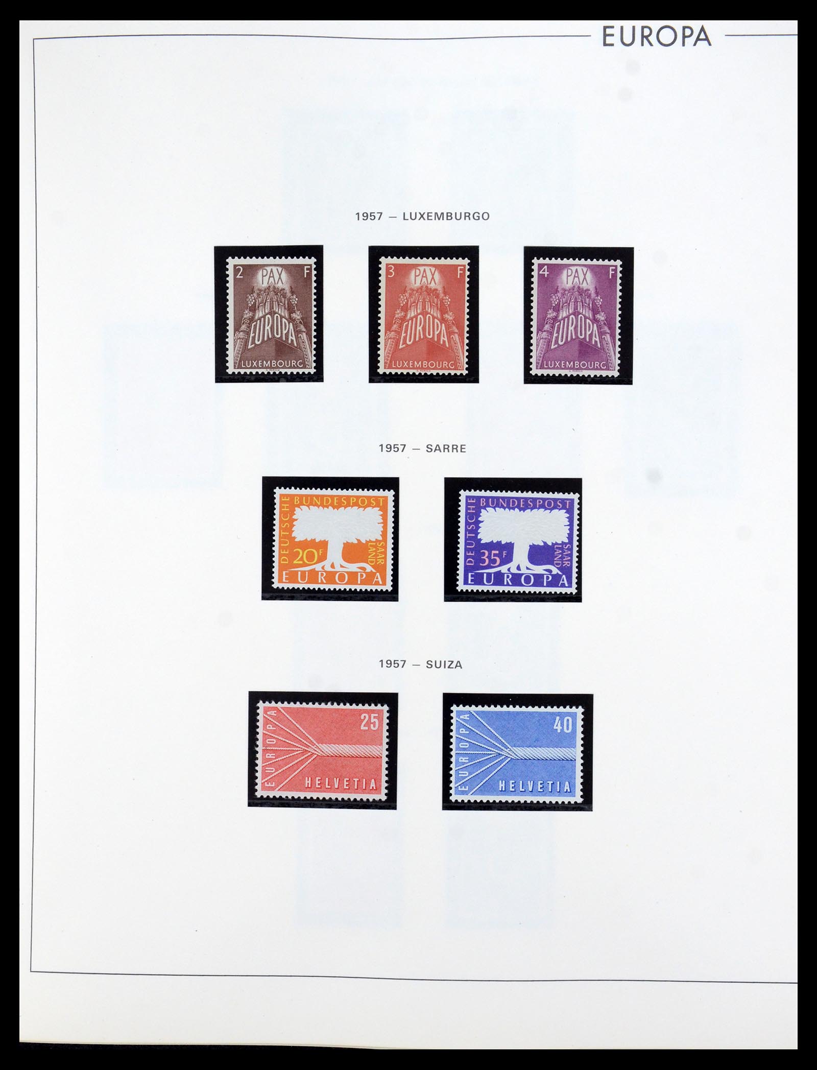35872 002 - Postzegelverzameling 35872 Europa CEPT 1956-2006.