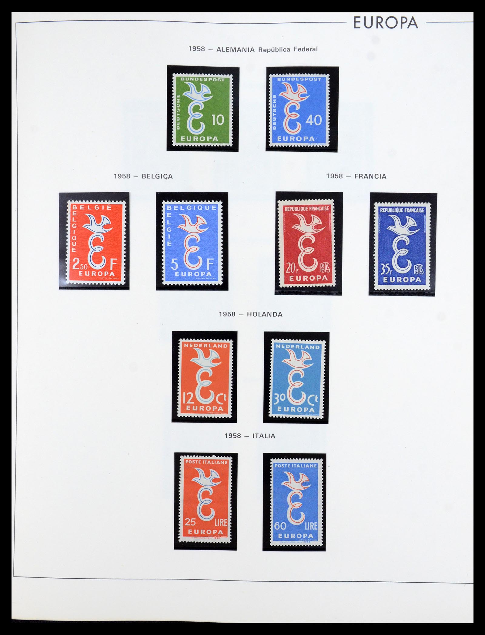 35872 003 - Postzegelverzameling 35872 Europa CEPT 1956-2006.