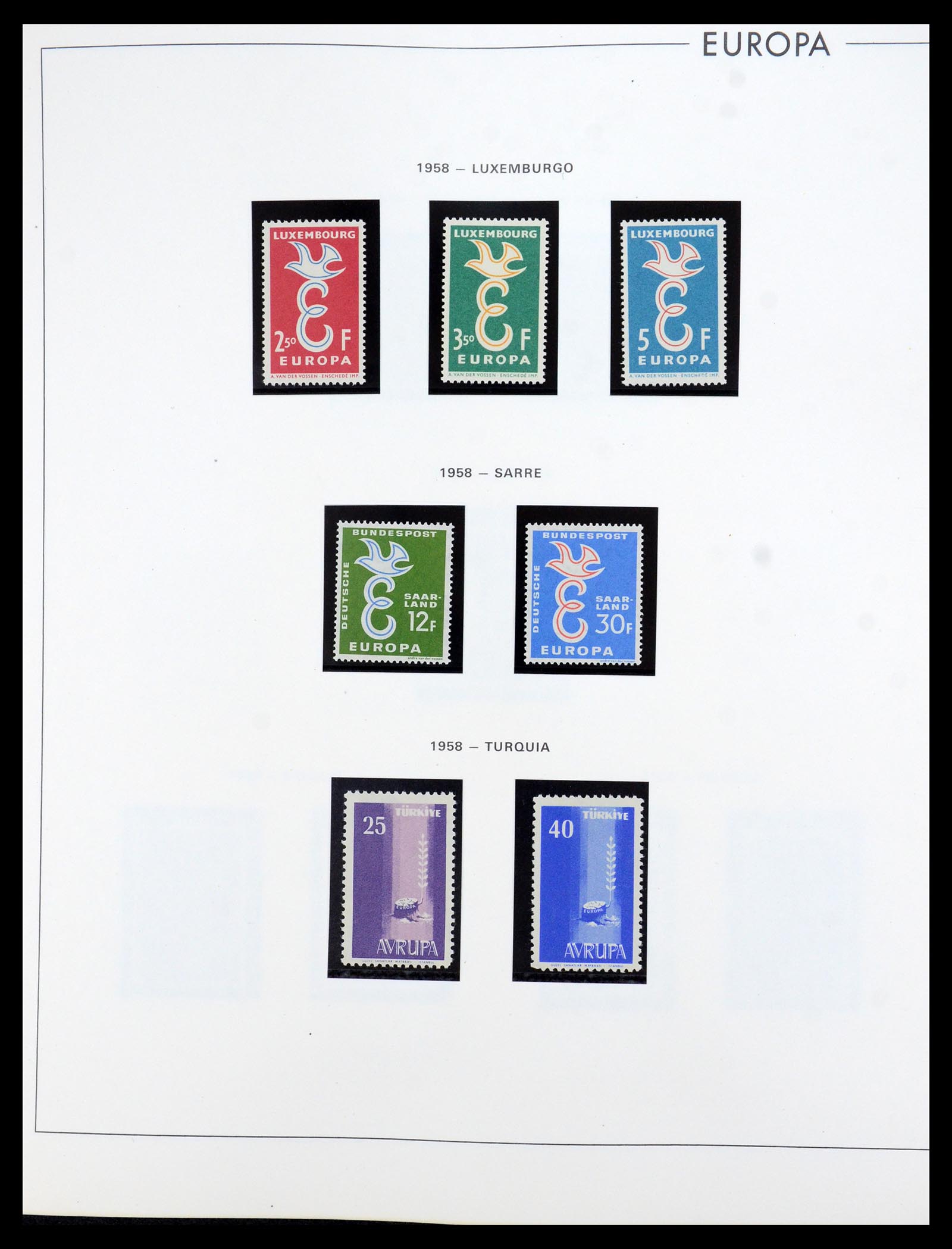 35872 004 - Postzegelverzameling 35872 Europa CEPT 1956-2006.