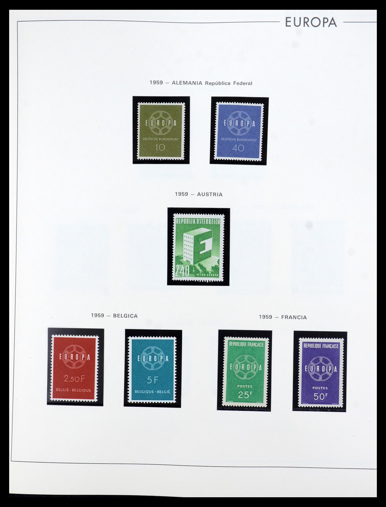 35872 005 - Postzegelverzameling 35872 Europa CEPT 1956-2006.