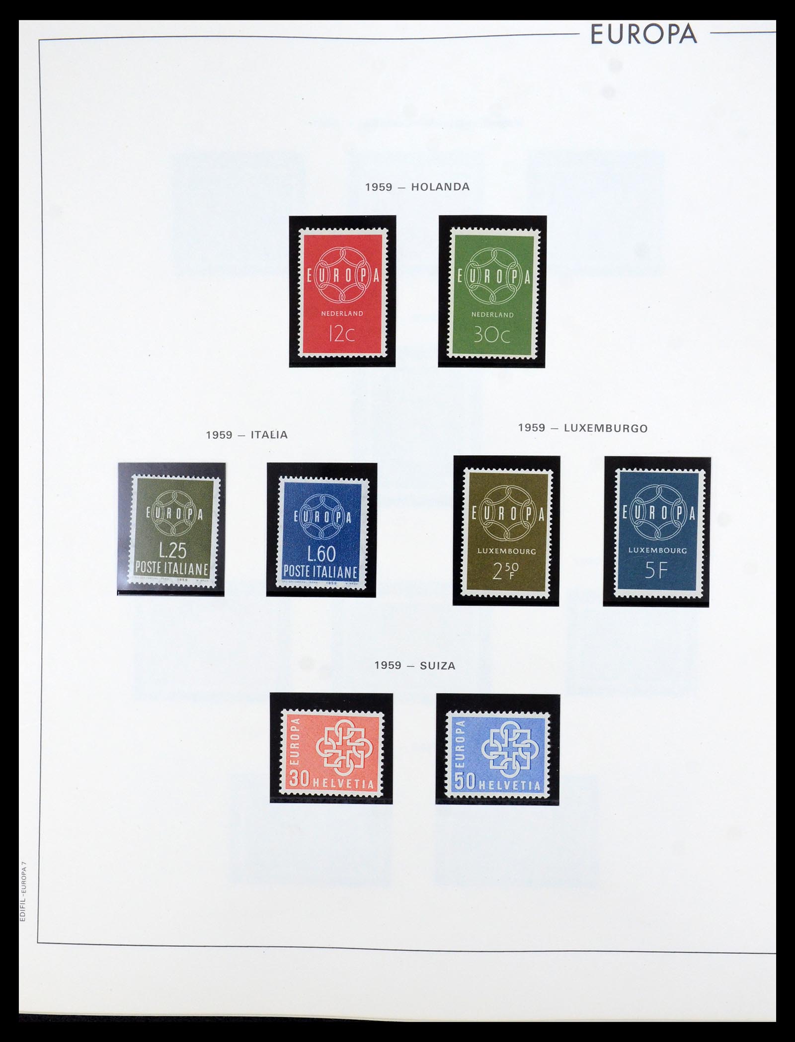 35872 006 - Postzegelverzameling 35872 Europa CEPT 1956-2006.
